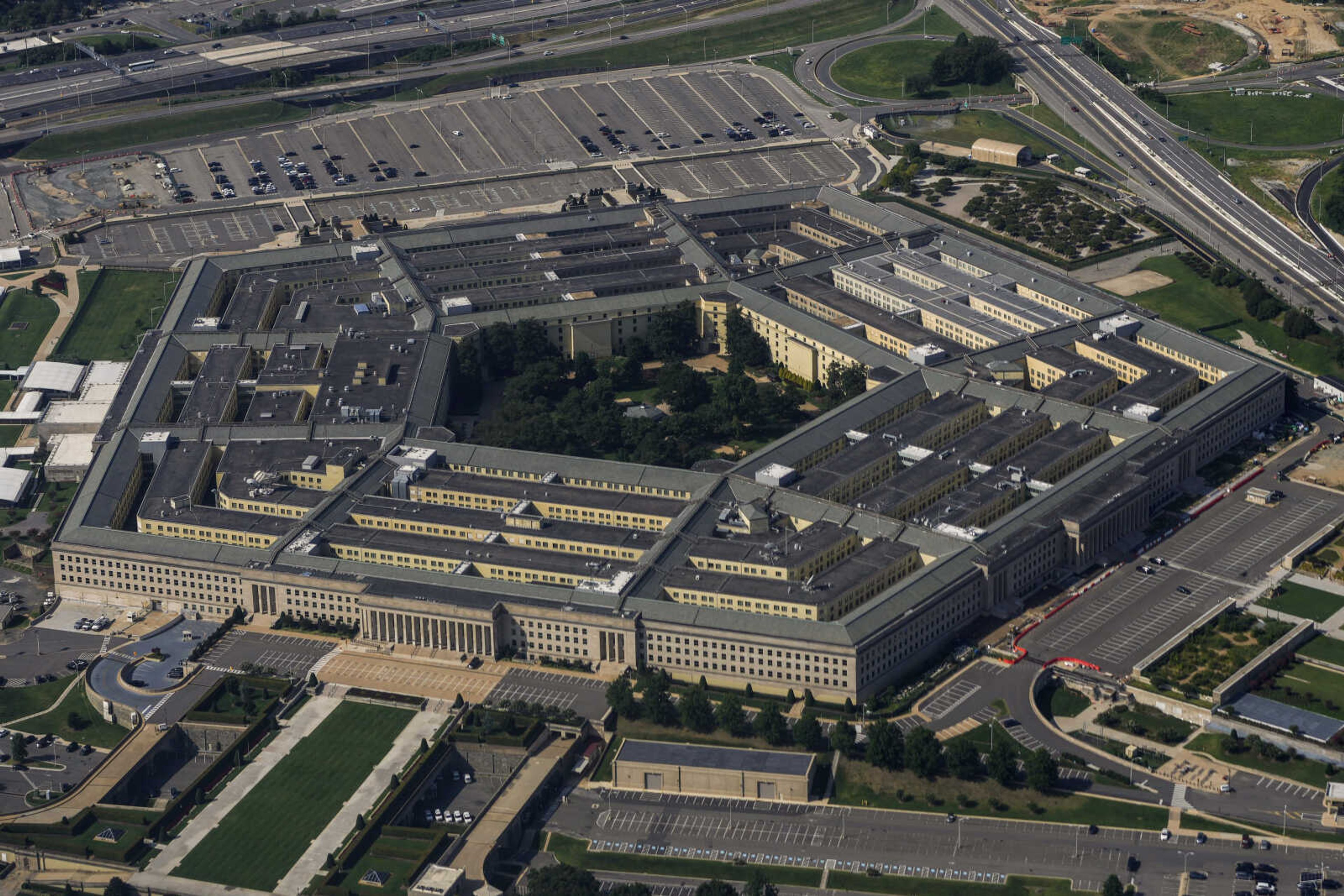 FILE - The Pentagon is seen on Sunday, Aug. 27, 2023, in Washington. The U.S. military on Thursday. Dec. 28, opened a new chapter in how it investigates and prosecutes cases of sexual assault and other major crimes, putting independent lawyers in charge of those decisions and sidelining commanders after years of pressure from Congress. (AP Photo/Carolyn Kaster, File)