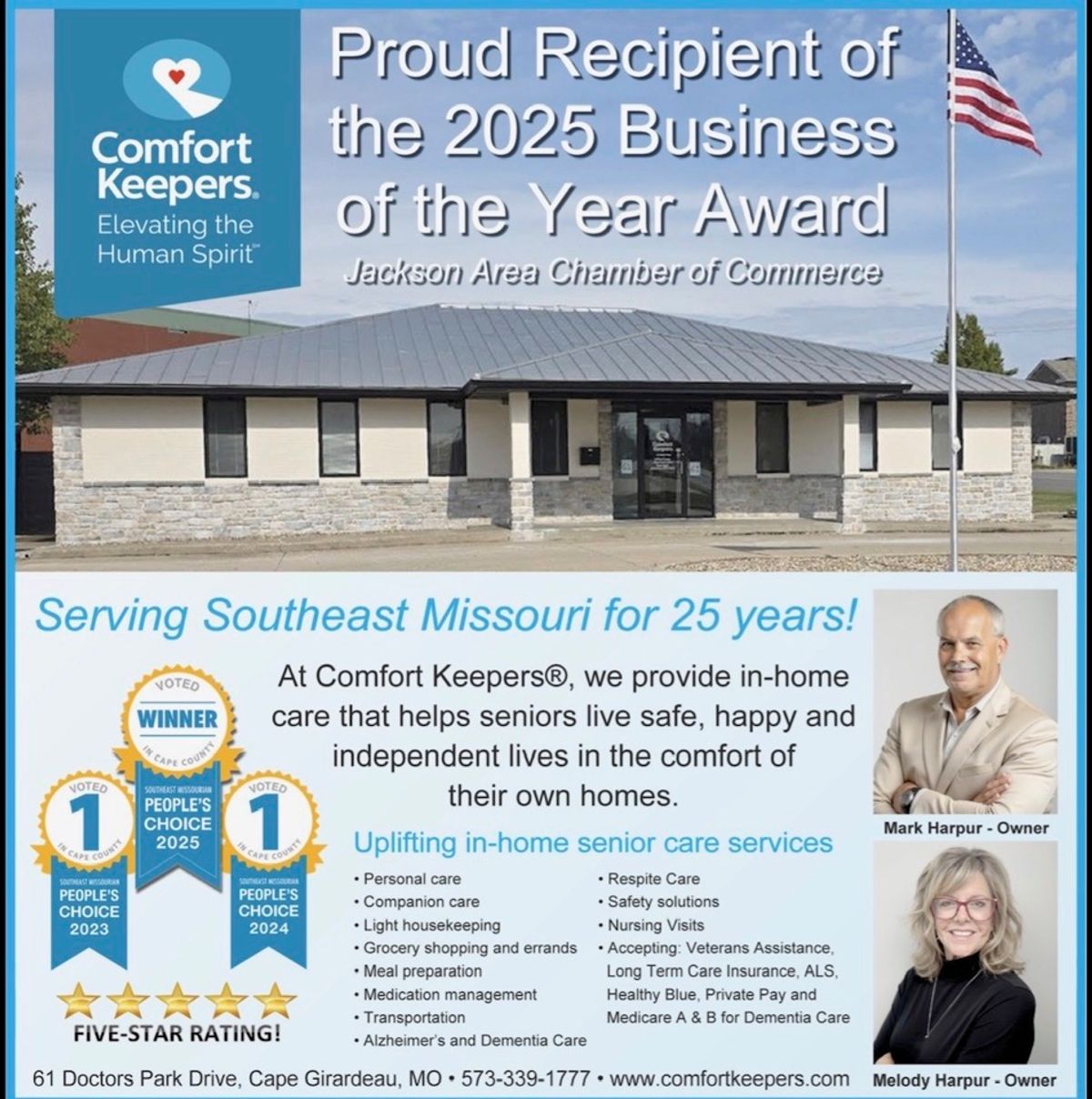 Sponsored Content: Comfort Keepers Delivers Comprehensive In-Home Care Across Southeast Missouri