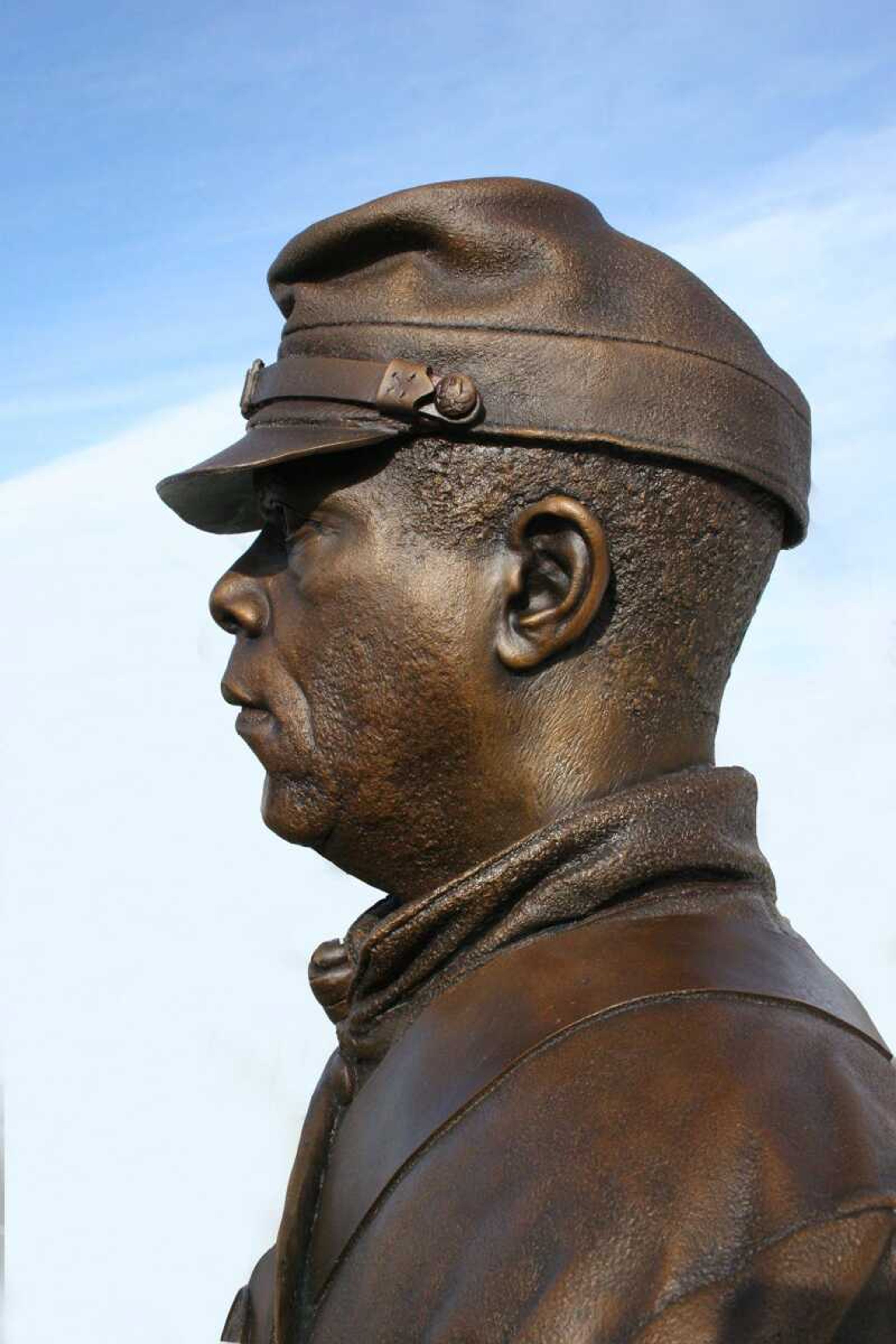 This photo shows the profile of a statue that honors the men from this region who served in the United State Colored Troop regiments. It will be unveiled and dedicated at 11 a.m. June 8 in  Ivers Square, 44 N. Lorimier St., in Cape Girardeau.