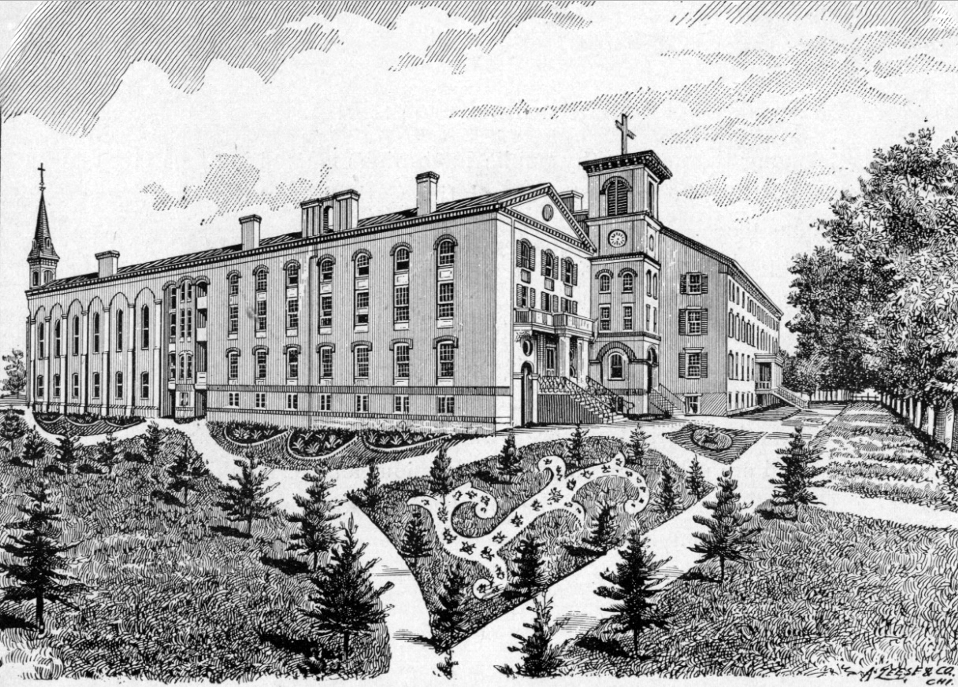 From the Morgue: Rotarians hear Rev. Flynn recount floods, war and explosions in St. Vincent’s College history  