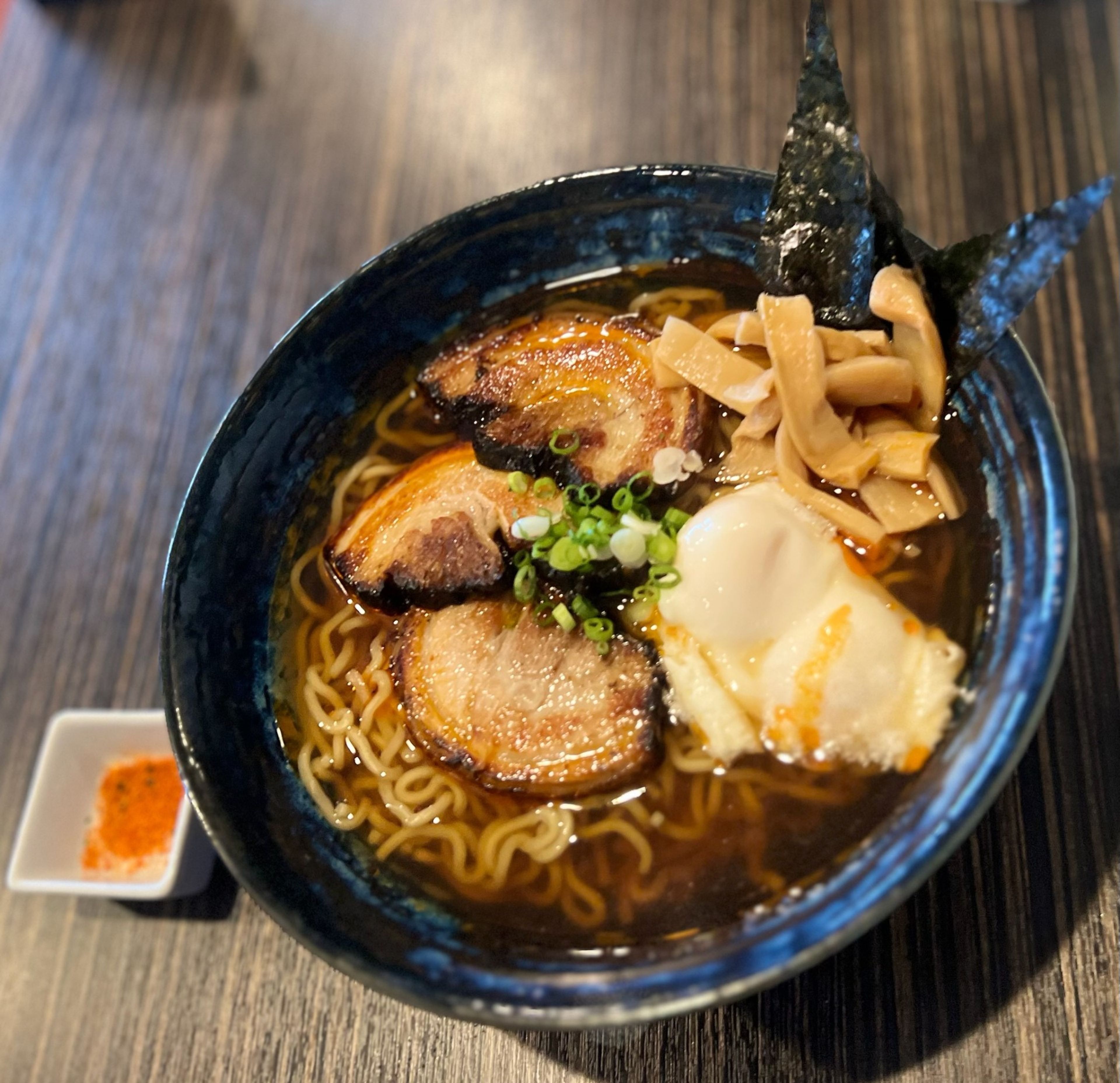 Local favorite, Bistro Saffron at 1610 N. Kingshighway in Cape Girardeau, tantalizes with limited time specialty menu items like shoyu ramen. 