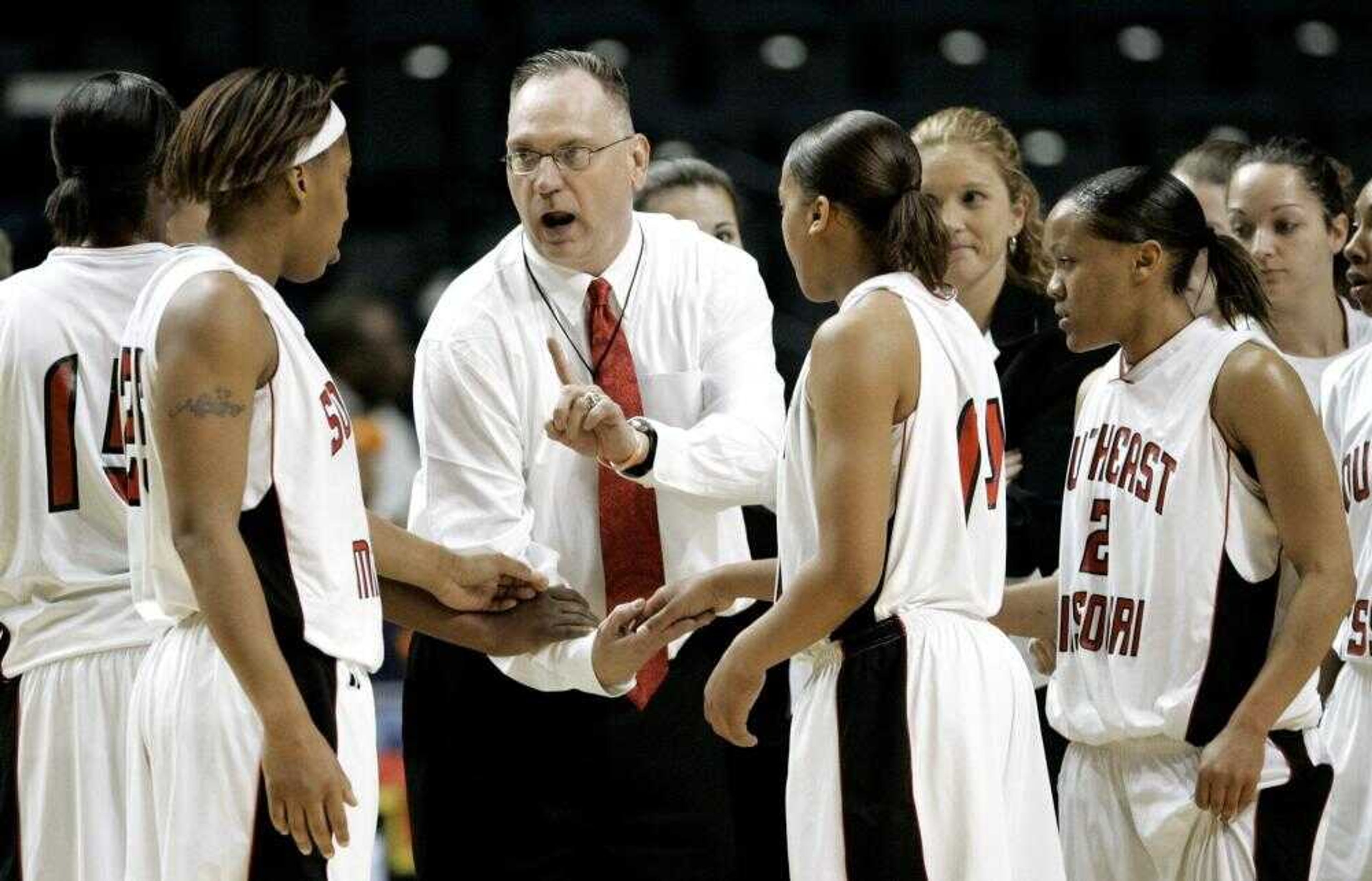 John Ishee has led Southeast to a 24-7 record and an Ohio Valley Conference championship. (MARK HUMPHREY ~ Associated Press)