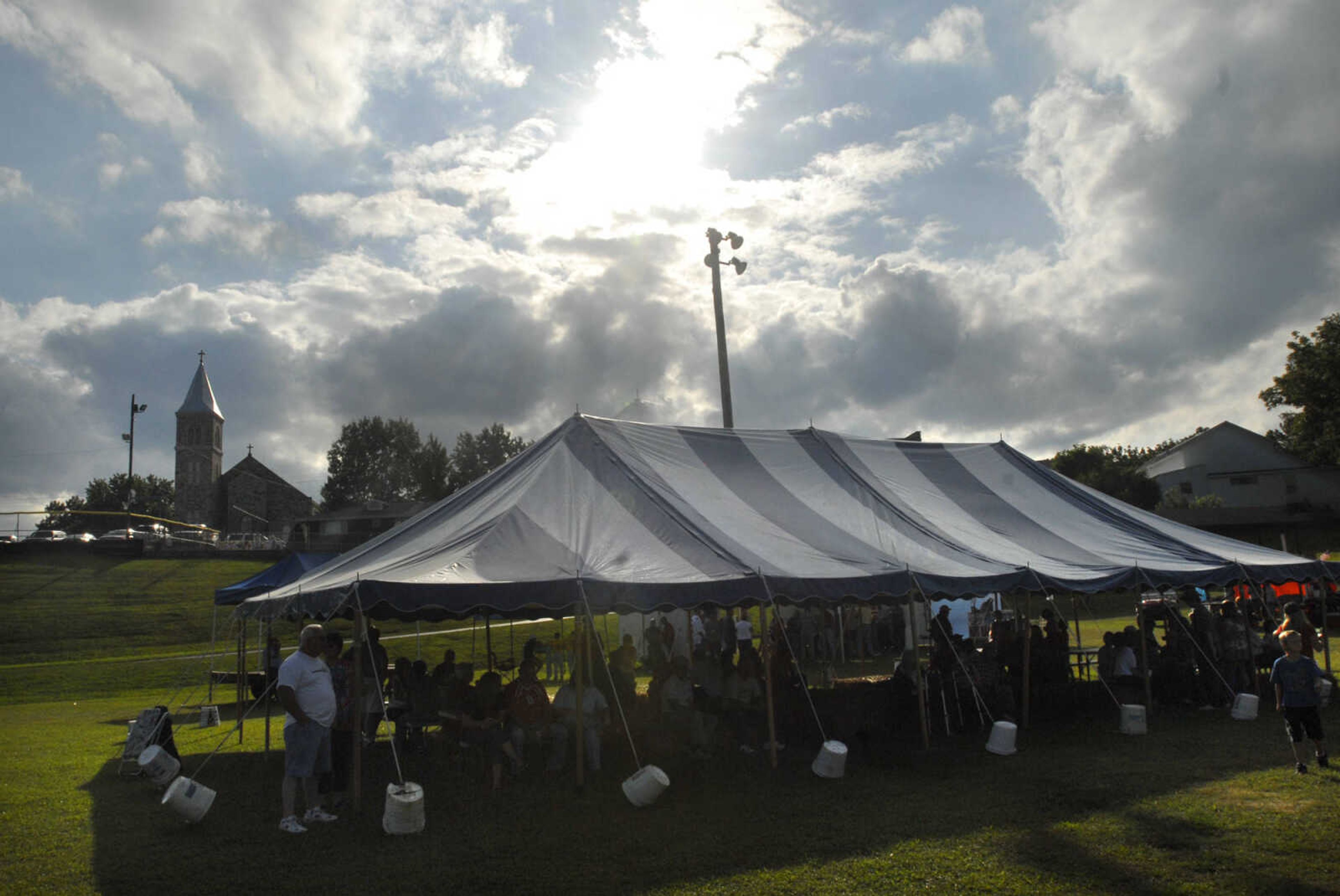 FRED LYNCH ~ flynch@semissourian.com
The New Hamburg Picnic takes place east of St. Lawrence Catholic Church.