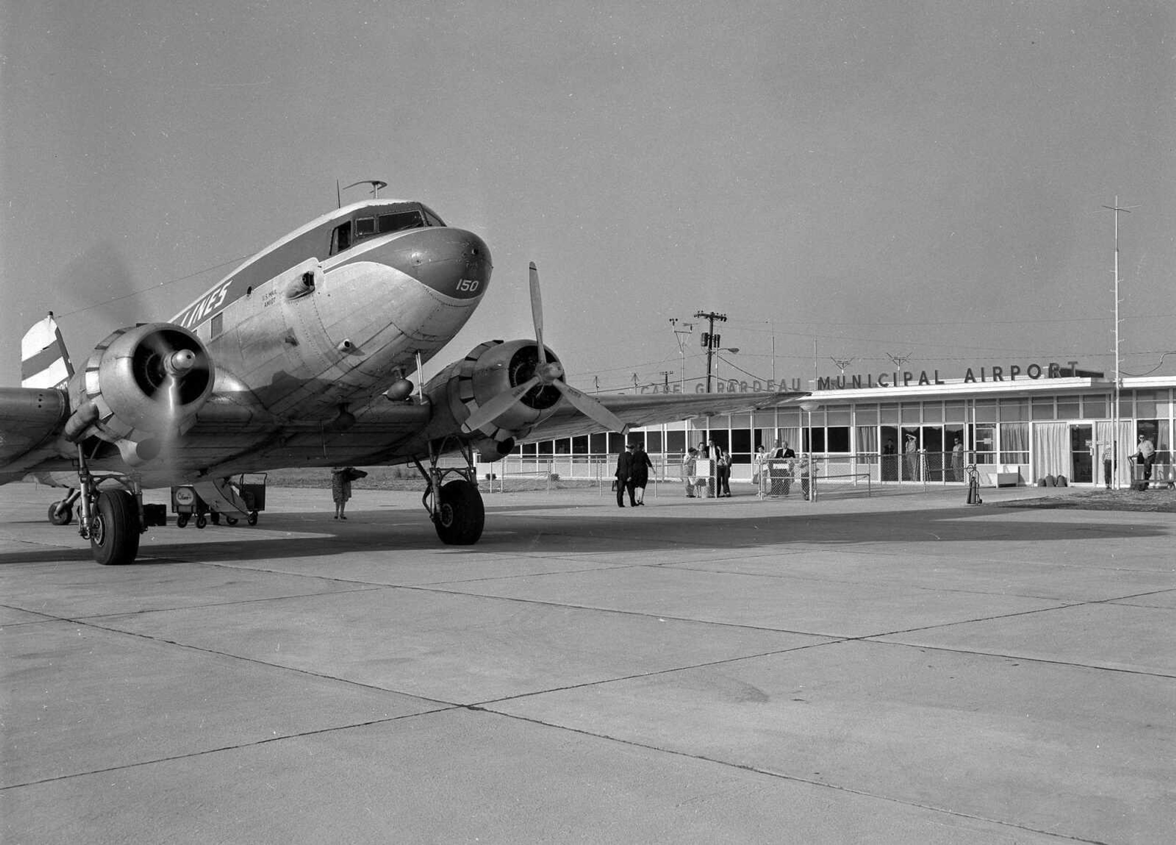 Southeast Missourian archive
Ozark Air Lines began serving the Cape Girardeau Municipal Airport in 1951 with southbound flights from St. Louis and northbound flights from Memphis.