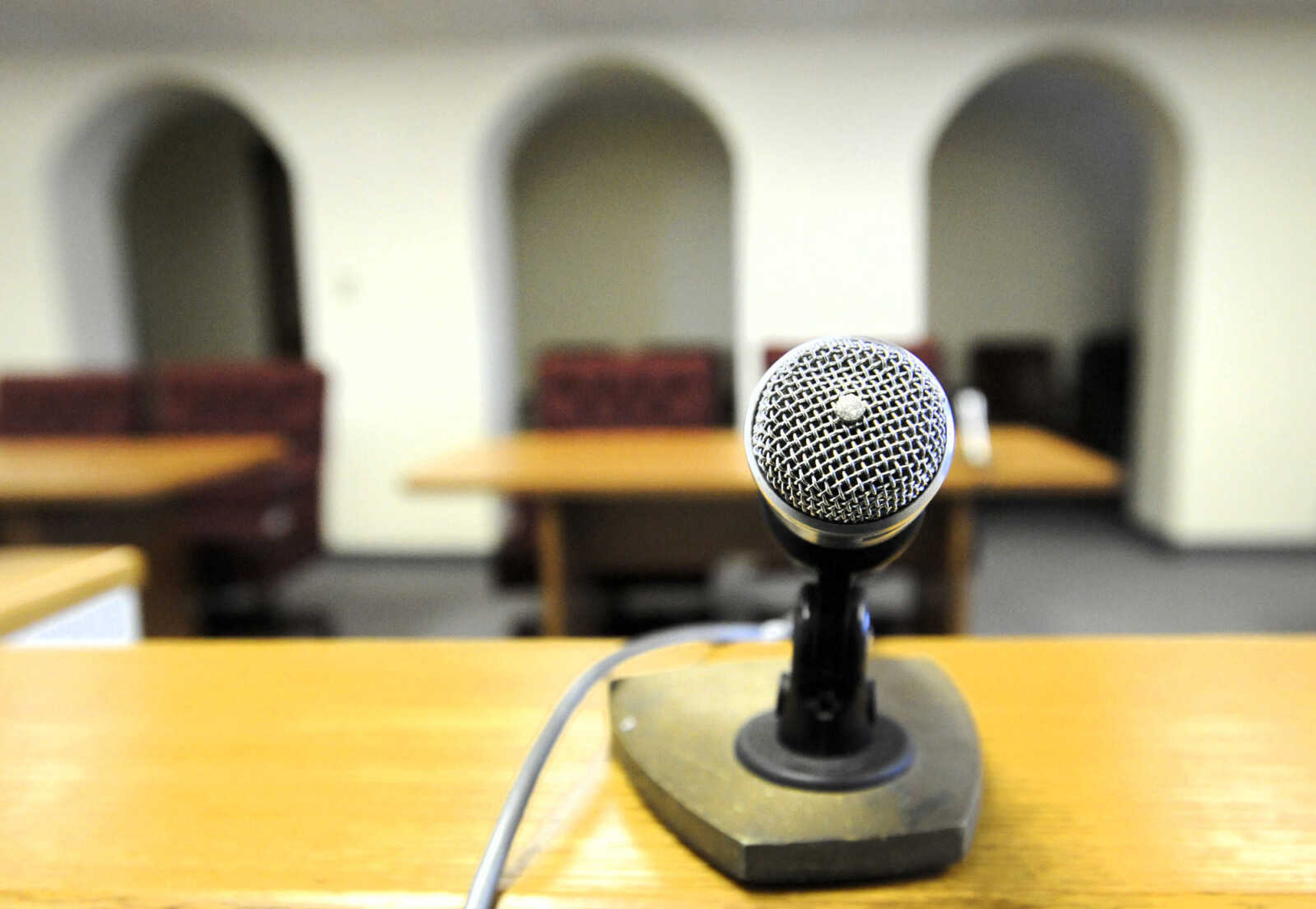 LAURA SIMON ~ lsimon@semissourian.com

The Division V courtroom on the lower level of the Cape Girardeau County Courthouse in Jackson, Missouri, as seen Wednesday, Feb. 18, 2015.