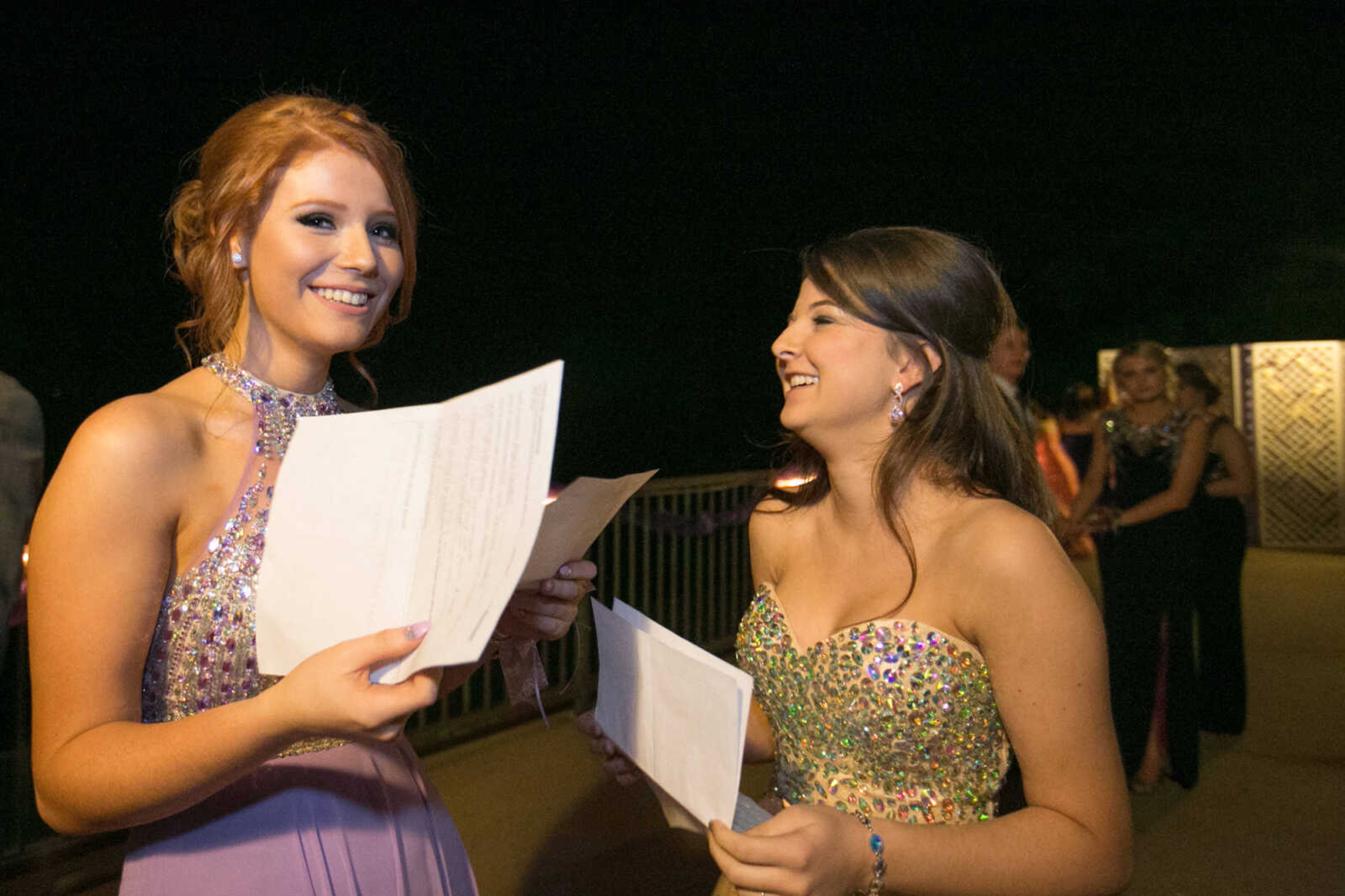 GLENN LANDBERG ~ glandberg@semissourian.com

The crowning of prom king and queen during the Saxony Lutheran High School's "Classique Magnifique" prom, Saturday, April 23, 2016, at the Cape Girardeau Elks Lodge.