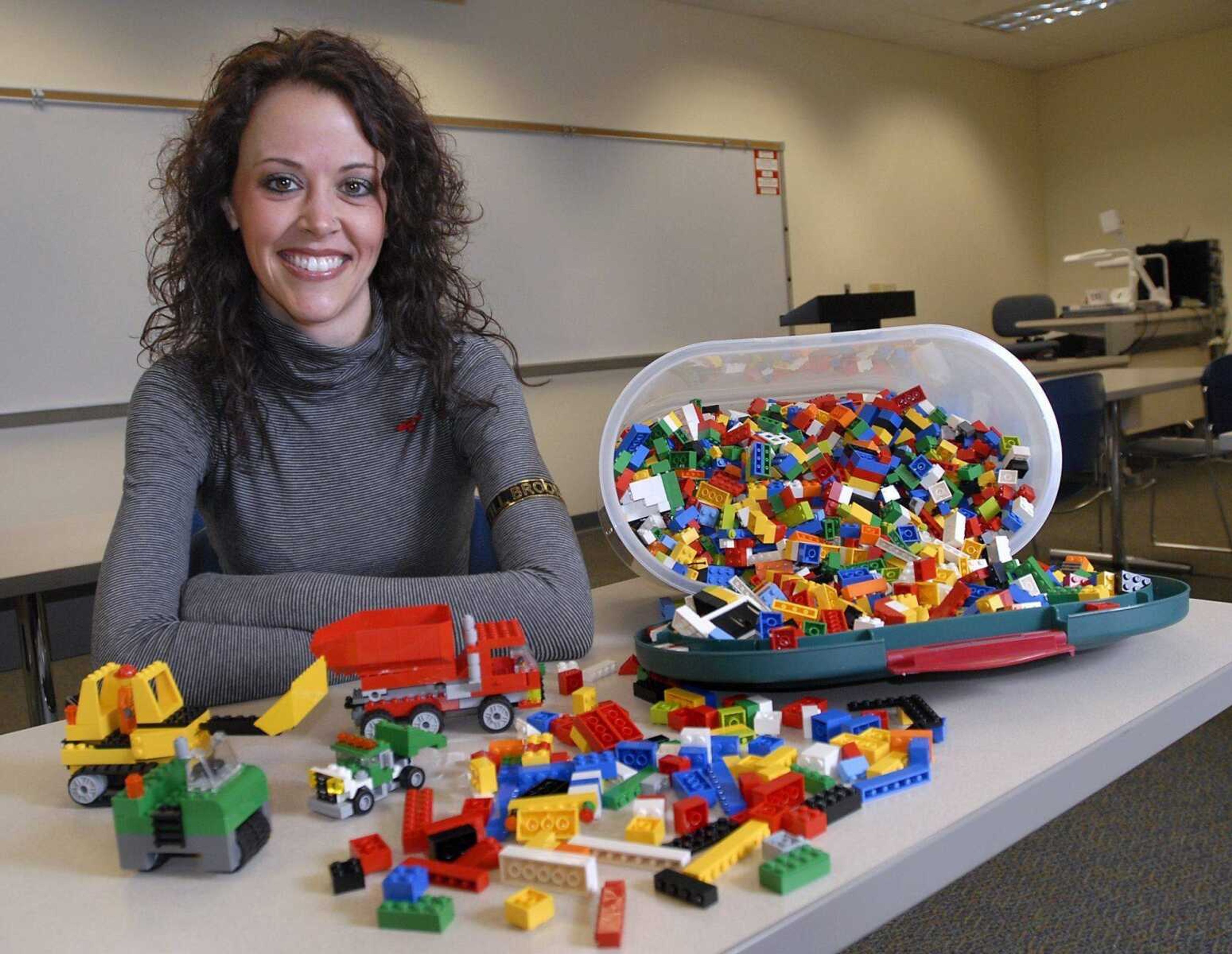 Dr. Erin Fluegge Woolf, a management professor at Southeast Missouri State University, authored "Live, Laugh, Lego: Understanding The Job Characteristics Model Through an Experiential Exercise and Student Reactions."
(Kristin Eberts)