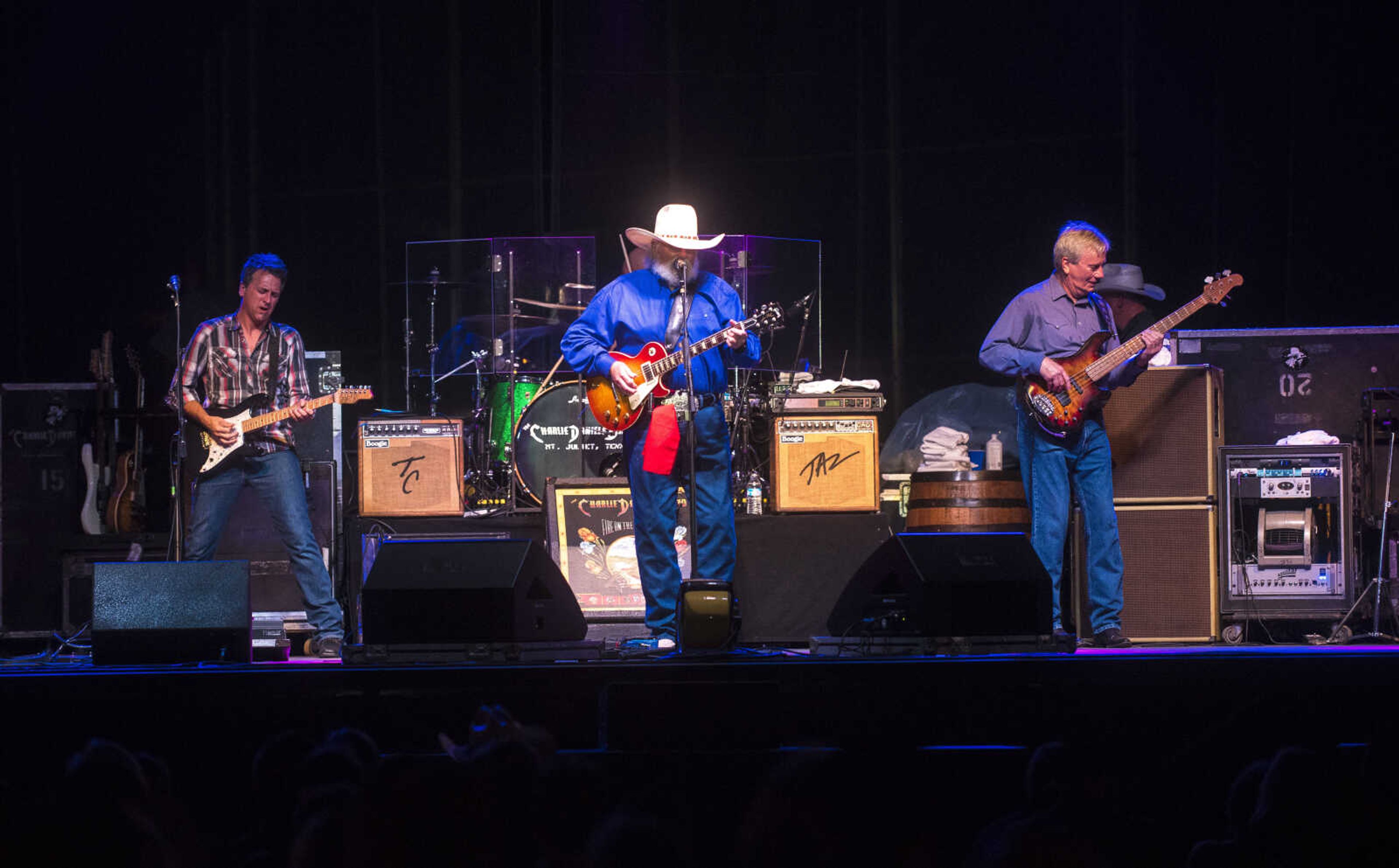 Charlie Daniels Band performs in the Arena Grandstand during the SEMO District Fair Wednesday, Sept. 13, 2017 at Arena Park in Cape Girardeau.