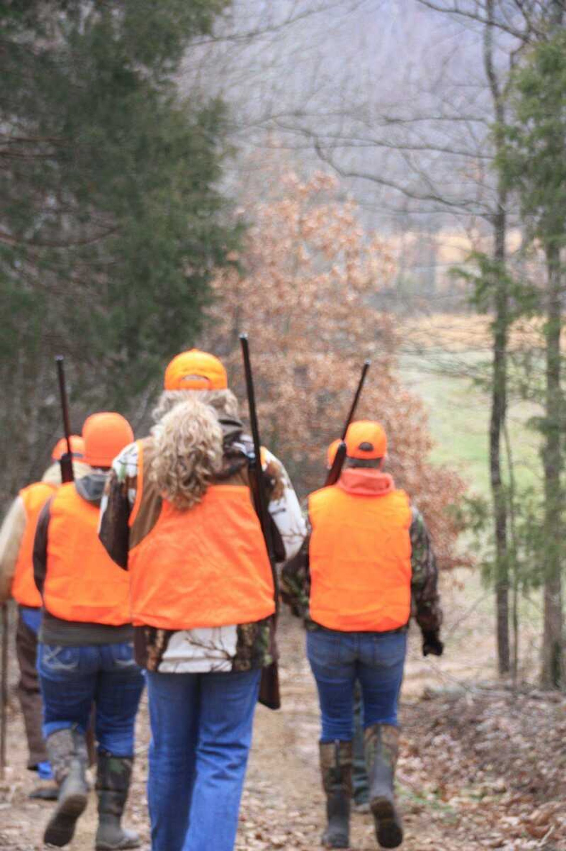 Participants in one of last fall's Ladies Rabbit Hunts sponsored by the Missouri Department of Conservation at Gobbler Ridge Farms. (NOREEN HYSLOP ~ Dexter Daily Statesman)