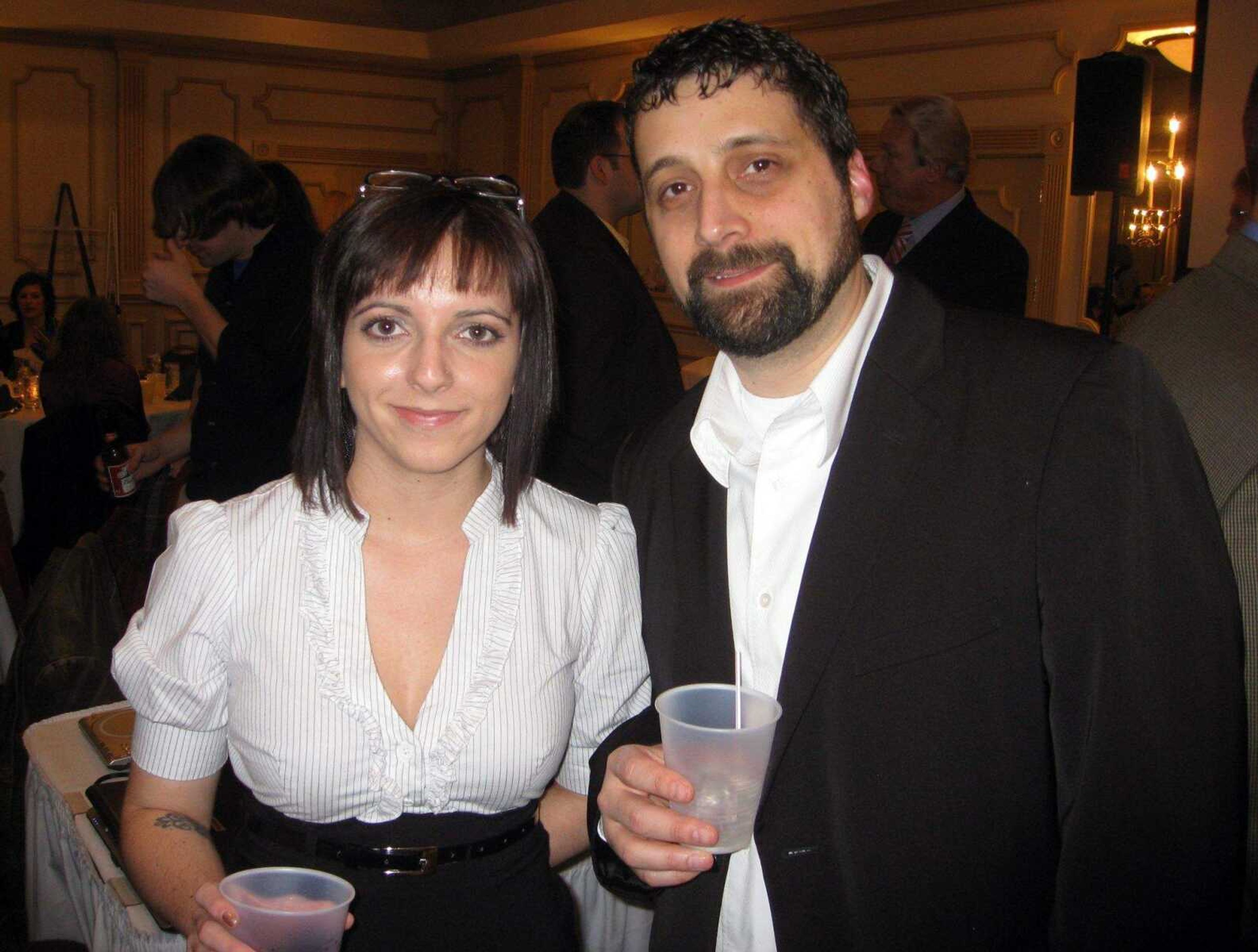 Lindsey McCormack, left, and David Coleman, Red Letter Communications