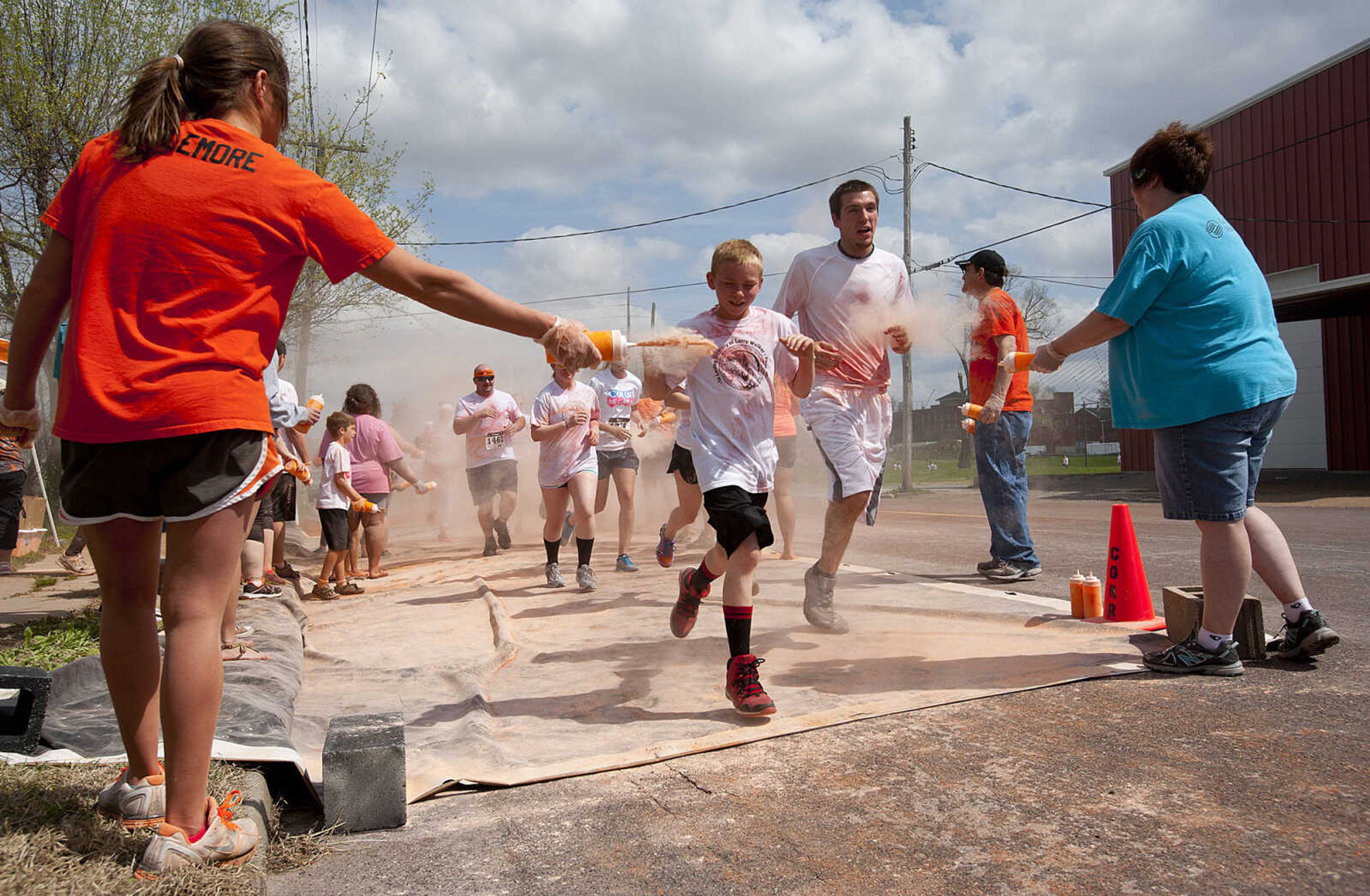 ADAM VOGLER ~ avogler@semissourian.com
The Color Me Cape 5k Saturday, April 12, in Cape Girardeau.