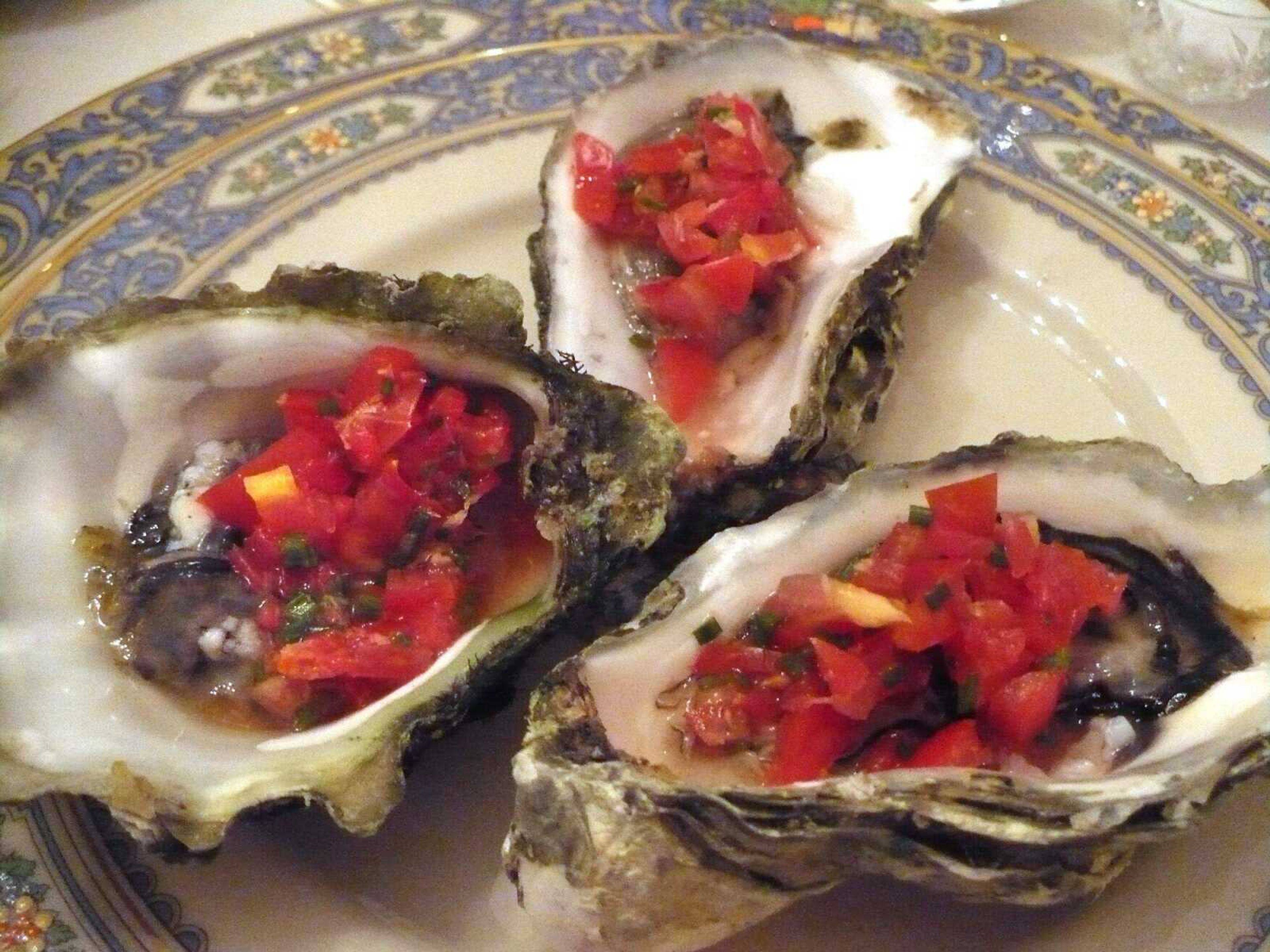 "Oysters a la Russe" was the start of an elaborate 11-course meal served aboard the Titanic on the last night of her fateful voyage. (TOM HARTE)