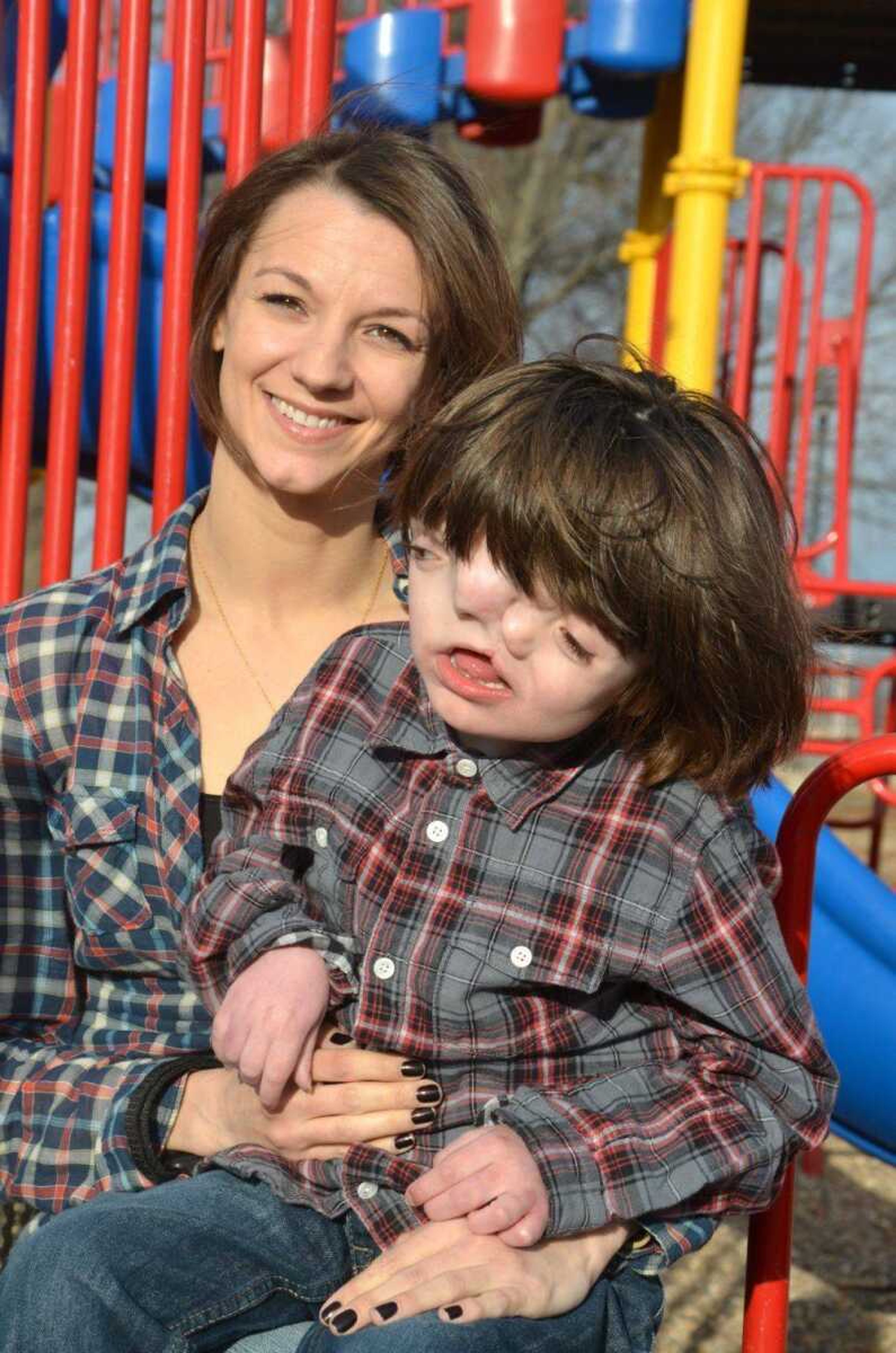 Brandy Johnson of Bernie, Mo., is working to get her 10-year-old son, Tres, the medication she believes will help to improve his quality of life.<br>COREY NOLES<br>Dexter Daily Statesman