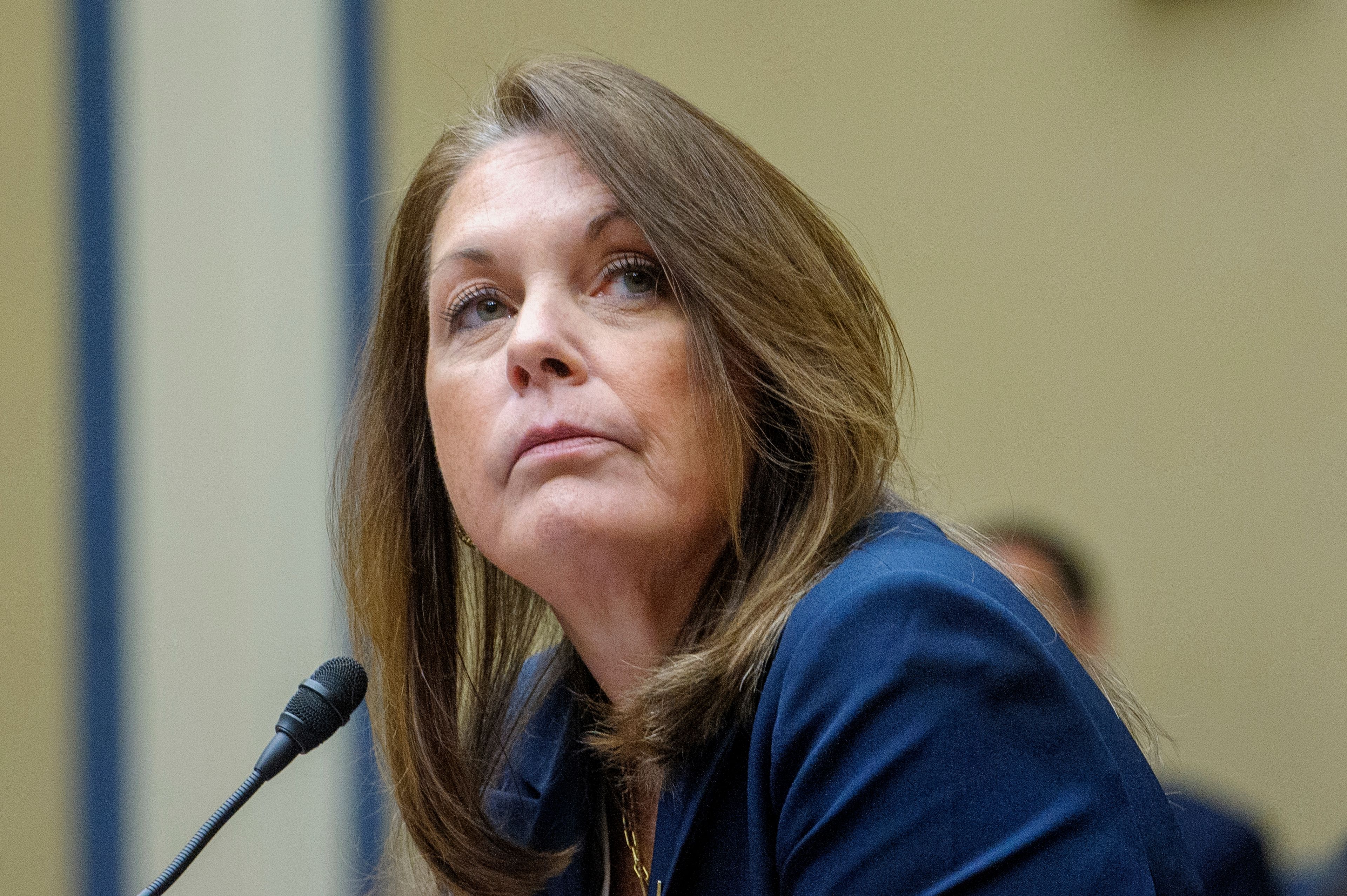 Kimberly Cheatle, Director, U.S. Secret Service, testifies during a House Committee on Oversight and Accountability hearing on Oversight of the U.S. Secret Service and the Attempted Assassination of President Donald J. Trump, on Capitol Hill, Monday, July 22, 2024, in Washington. (AP Photo/Rod Lamkey, Jr.)