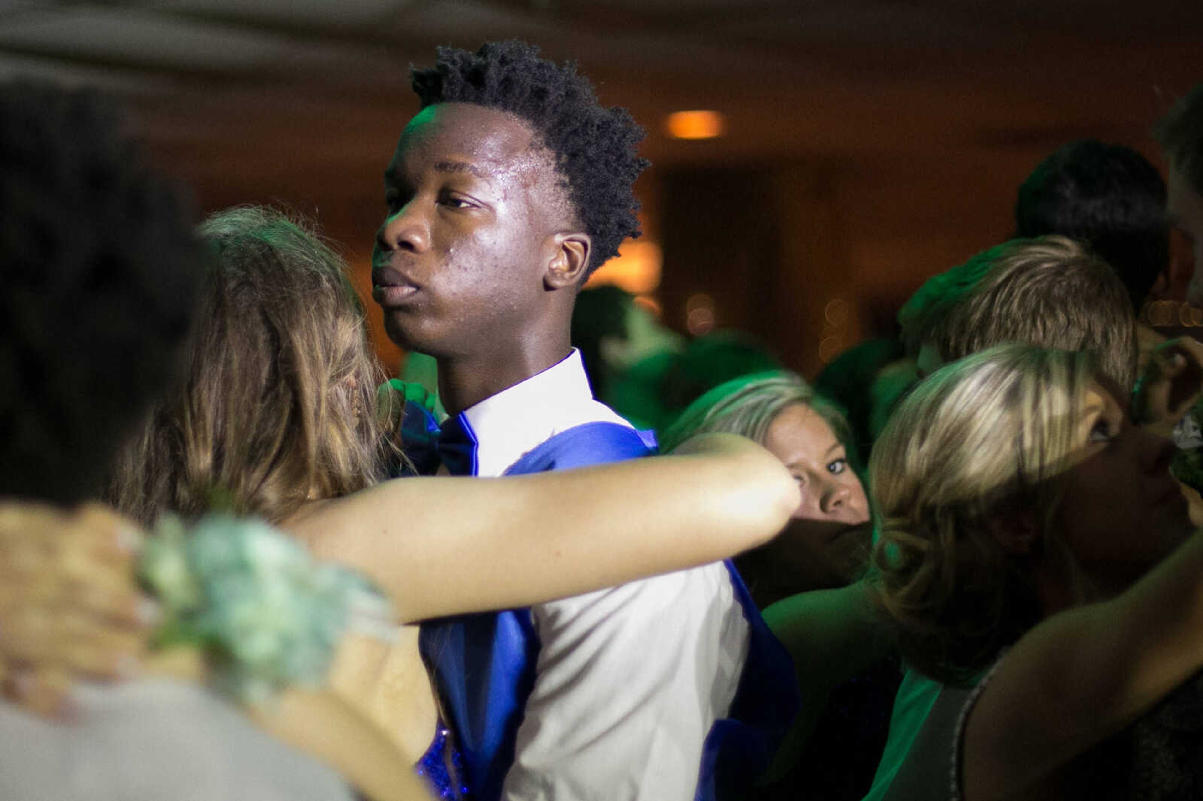 GLENN LANDBERG ~ glandberg@semissourian.com

Students take to the dance floor during the Saxony Lutheran High School's "Classique Magnifique" prom, Saturday, April 23, 2016, at the Cape Girardeau Elks Lodge.