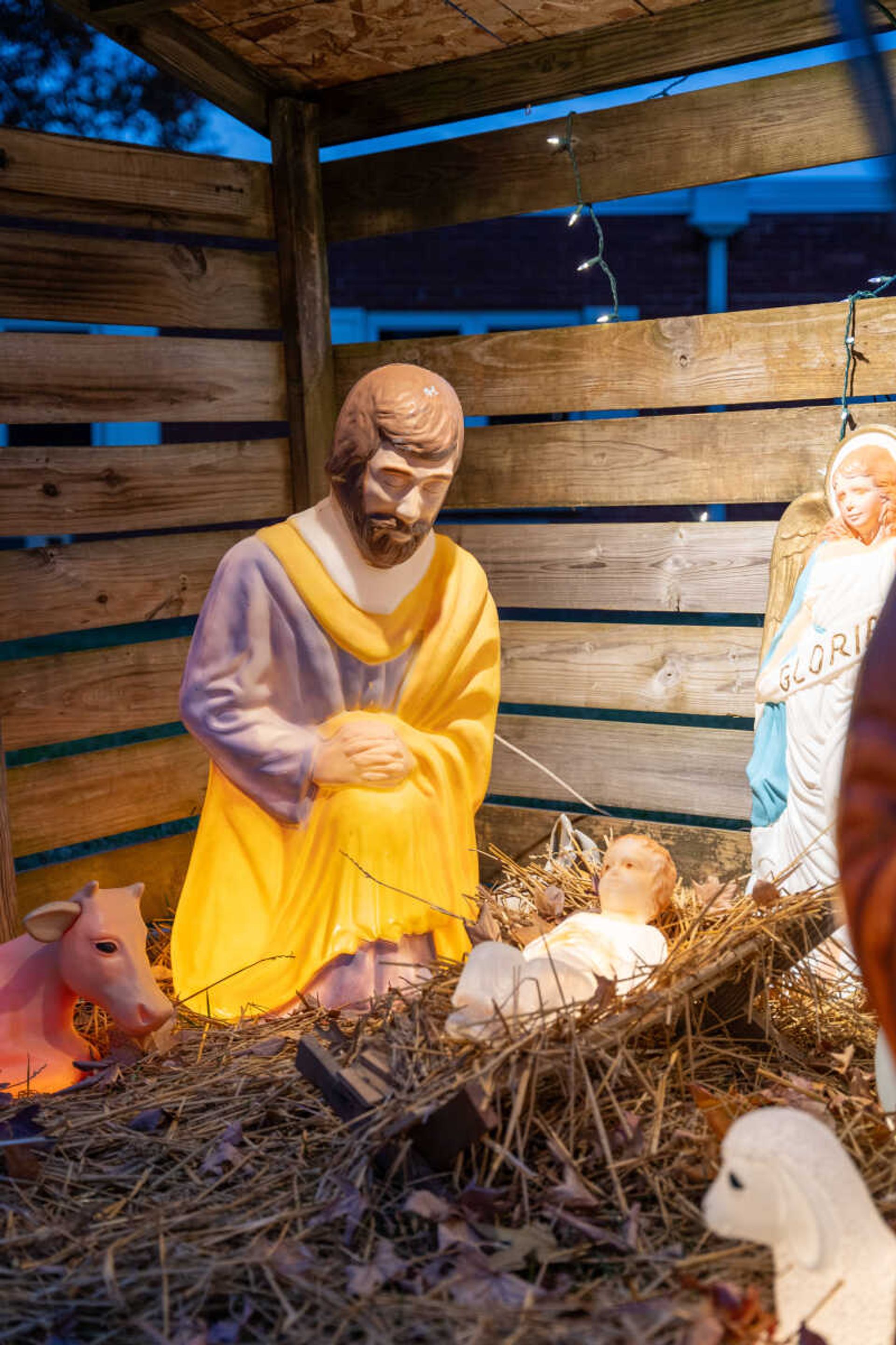 A nativity scene outside of the Lutheran Home in Cape Girardeau. The assisted living facility works to focus especially on their core values of dignity, fulfillment and grace during the holiday season.