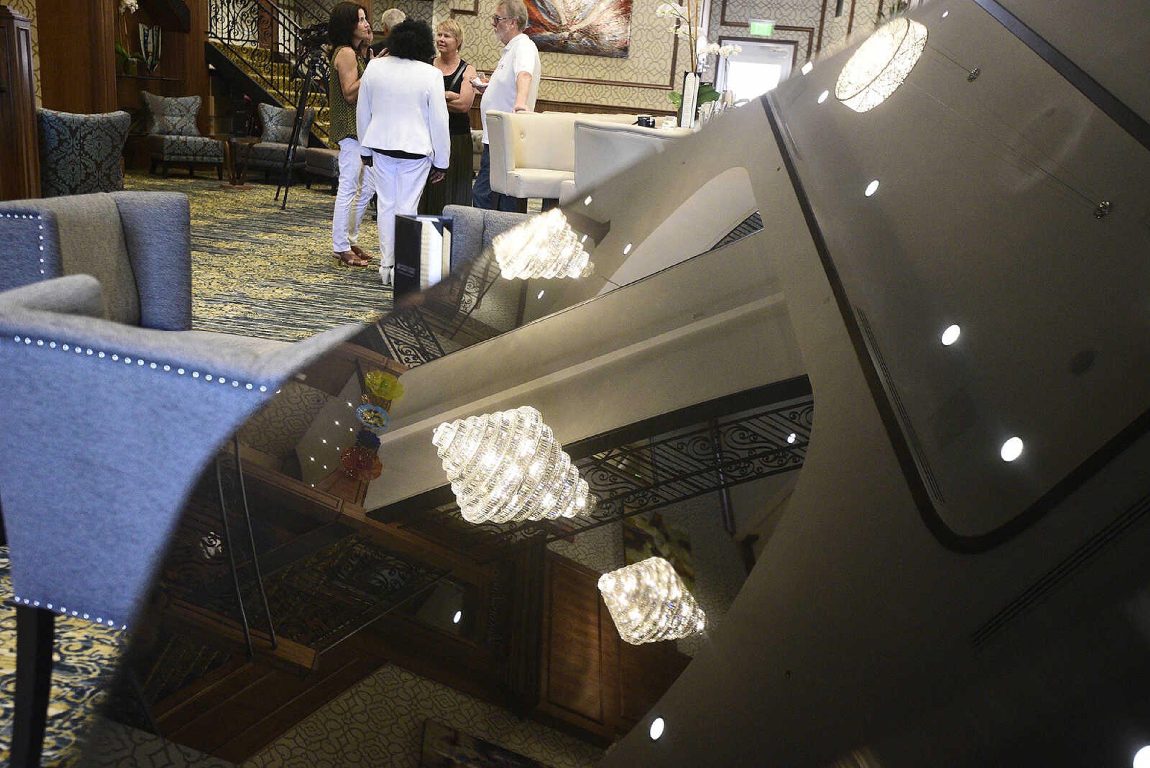 The American Duchess riverboat made a stop at Riverfront Park in downtown Cape Girardeau on Saturday, Aug. 26, 2017, during it's maiden voyage north own the Mississippi River.