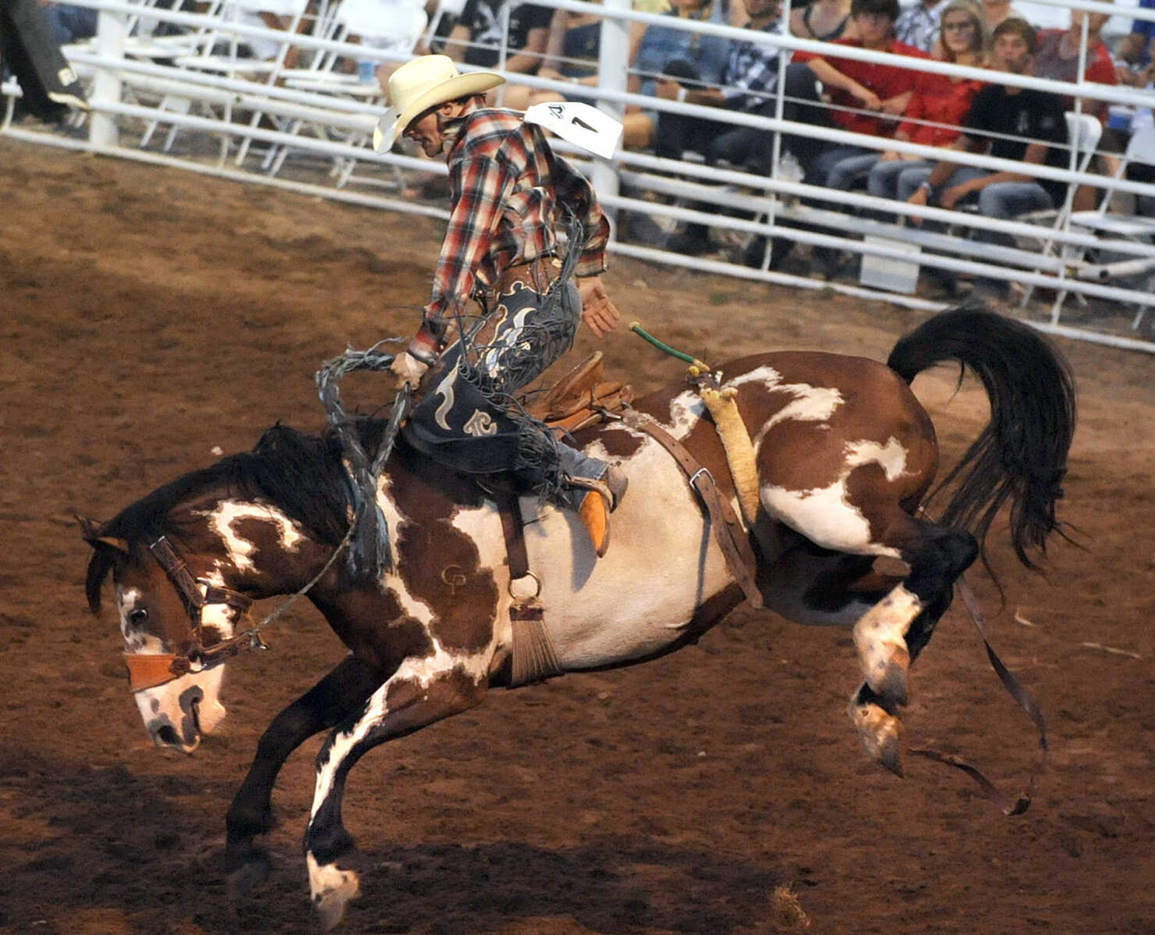 LAURA SIMON ~ lsimon@semissourian.com
The Jaycee Bootheel Rodeo Wednesday night, Aug. 8, 2012 in Sikeston, Mo.