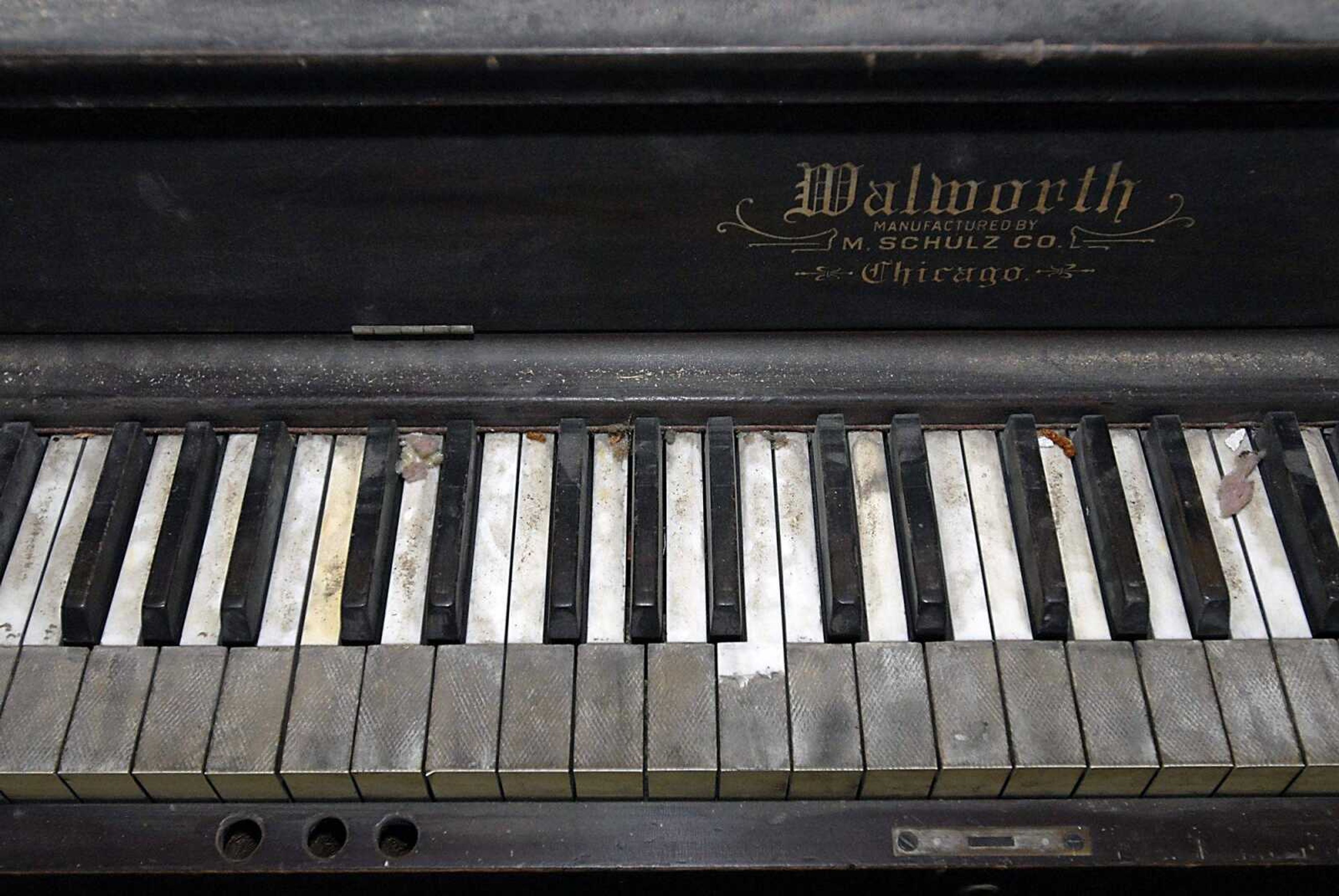 KIT DOYLE ~ kdoyle@semissourian.com
An old piano at Washington School on N. Fountain St. in Cape Girardeau.