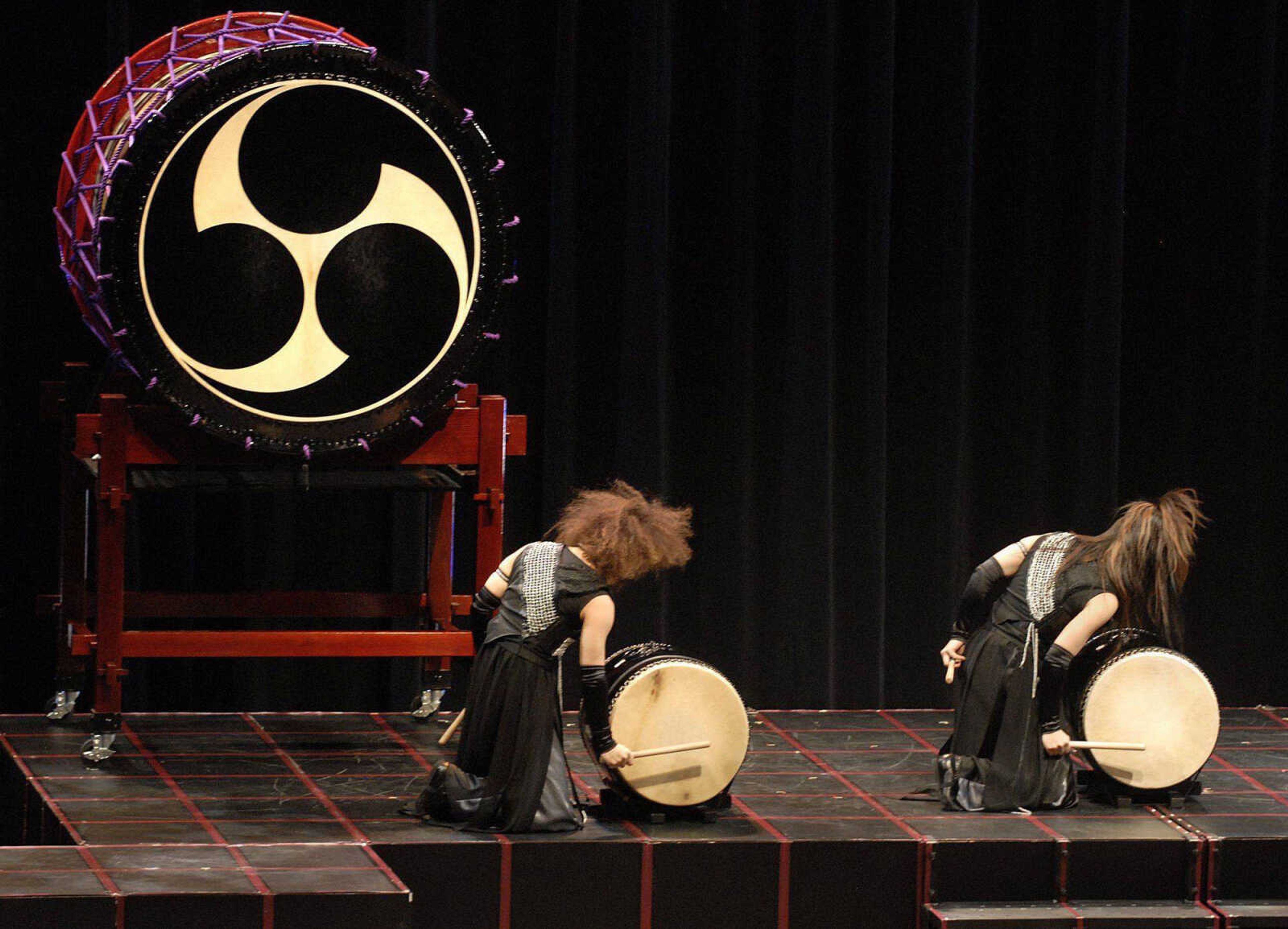 TAO The Martial Art of Drumming performs "AOKIKAZE" to 677 ticket holders Saturday, March 6, 2010 in the Donald C. Bedell Perfromance Hall on the River Campus of Southeast Missouri State University. (Laura Simon)