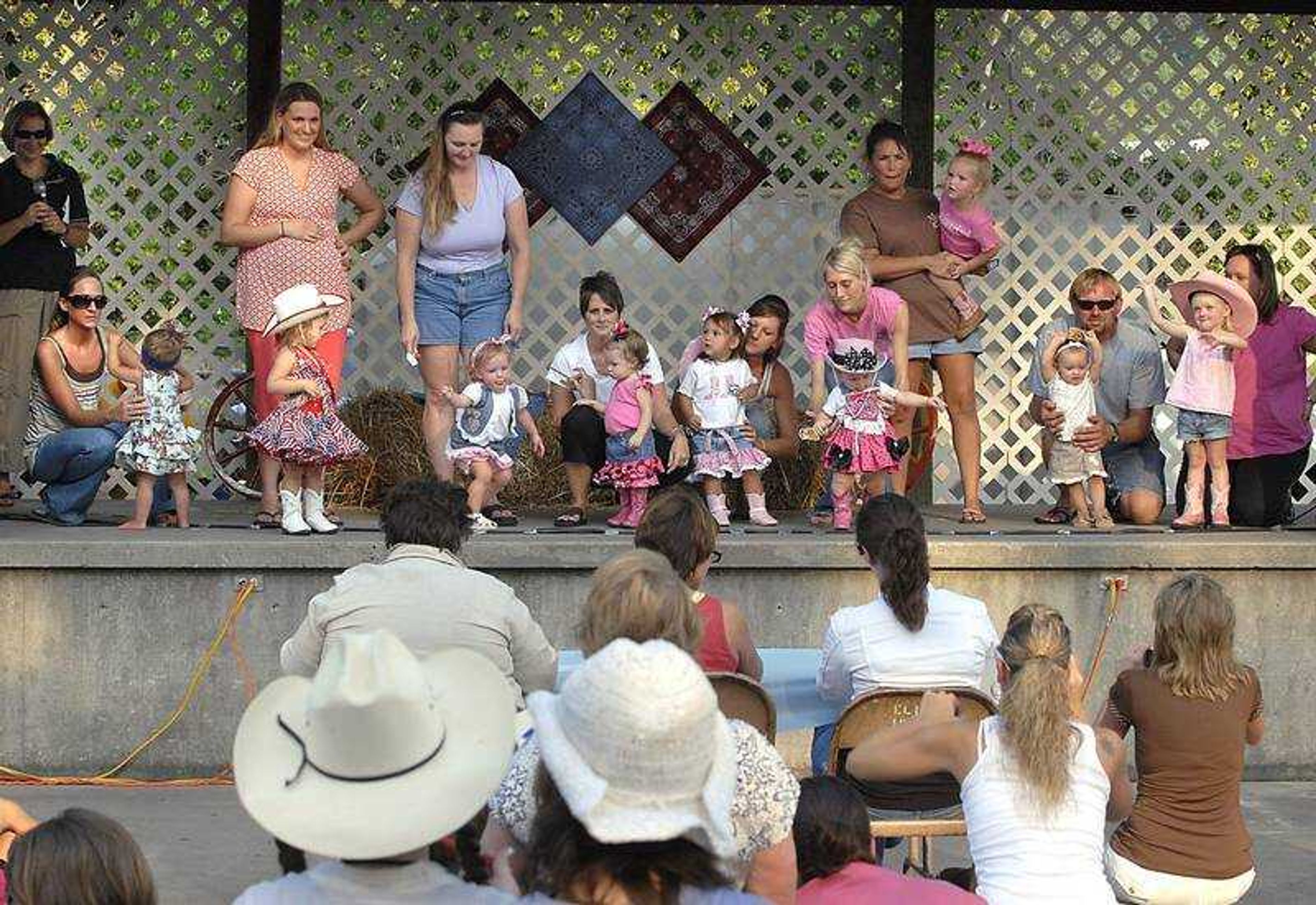 FRED LYNCH ~ flynch@semissourian.com
Contestants in the "Mini Miss German Days" pageant stood before the judges Friday in Chaffee, Mo.