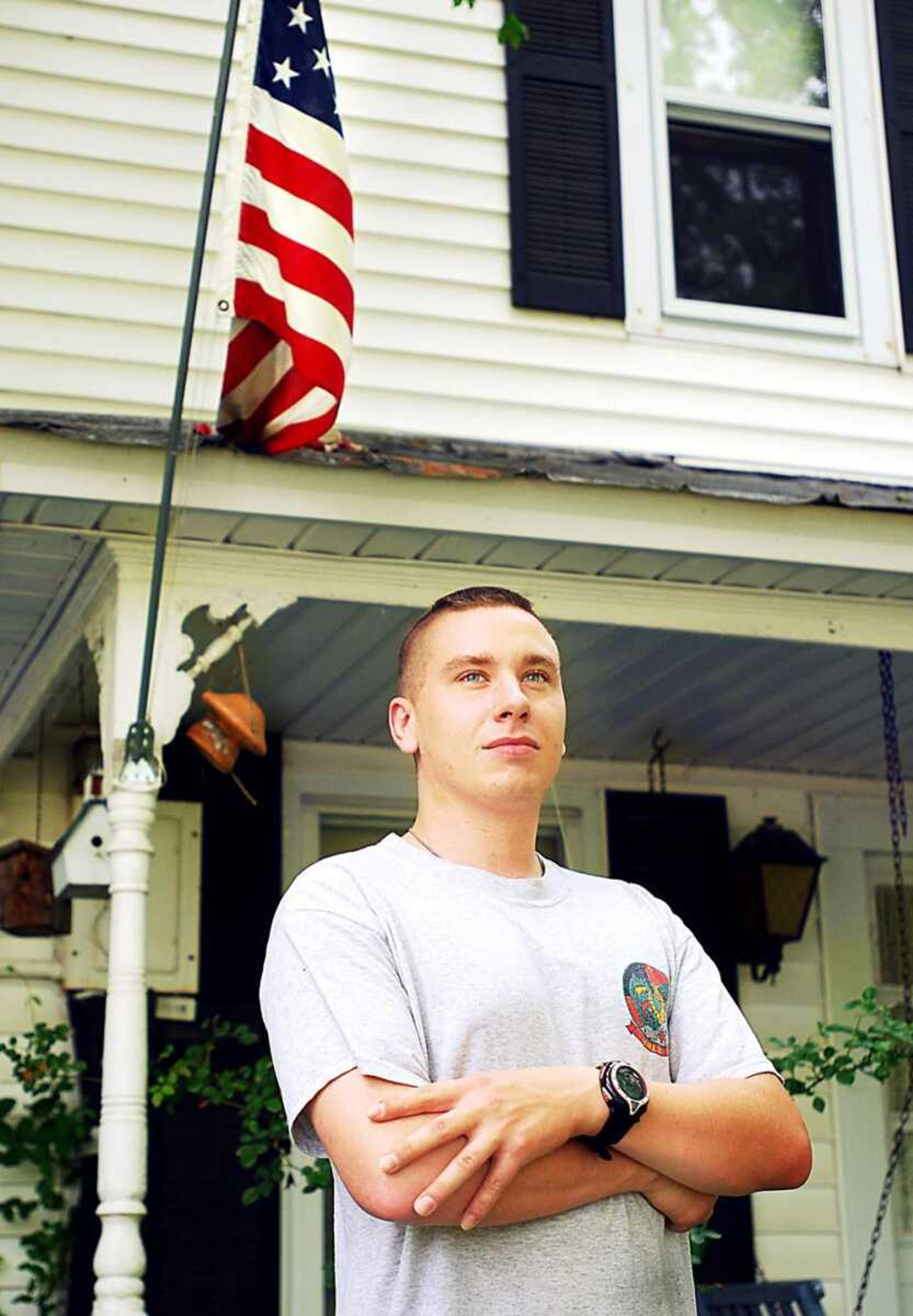 After serving overseas in the U.S. Marine Corp., Jolani McCanless has struggled with the Department of Veteran affairs in his attempts to receive benefits.  McCanless was discharged from the Marines in 2006, then moved back to Oak Ridge with his parents, Terry and Melody McCanless.
(Aaron Eisenhauer)