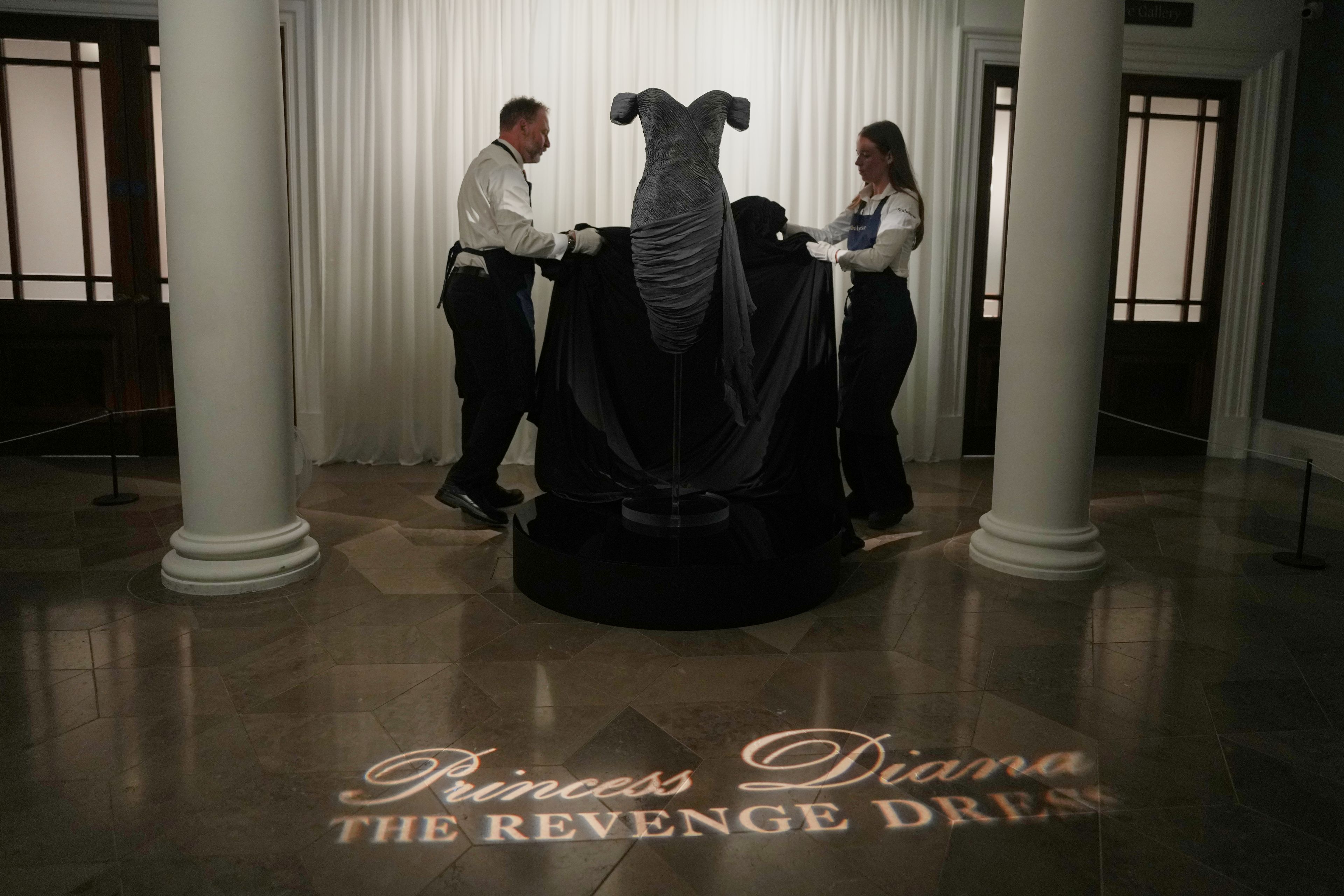 diana's revenge dress Princess famous 'revenge dress' goes on show ahead o Color:Seafoam Multi MasterSku:DN5D9004 What to know about