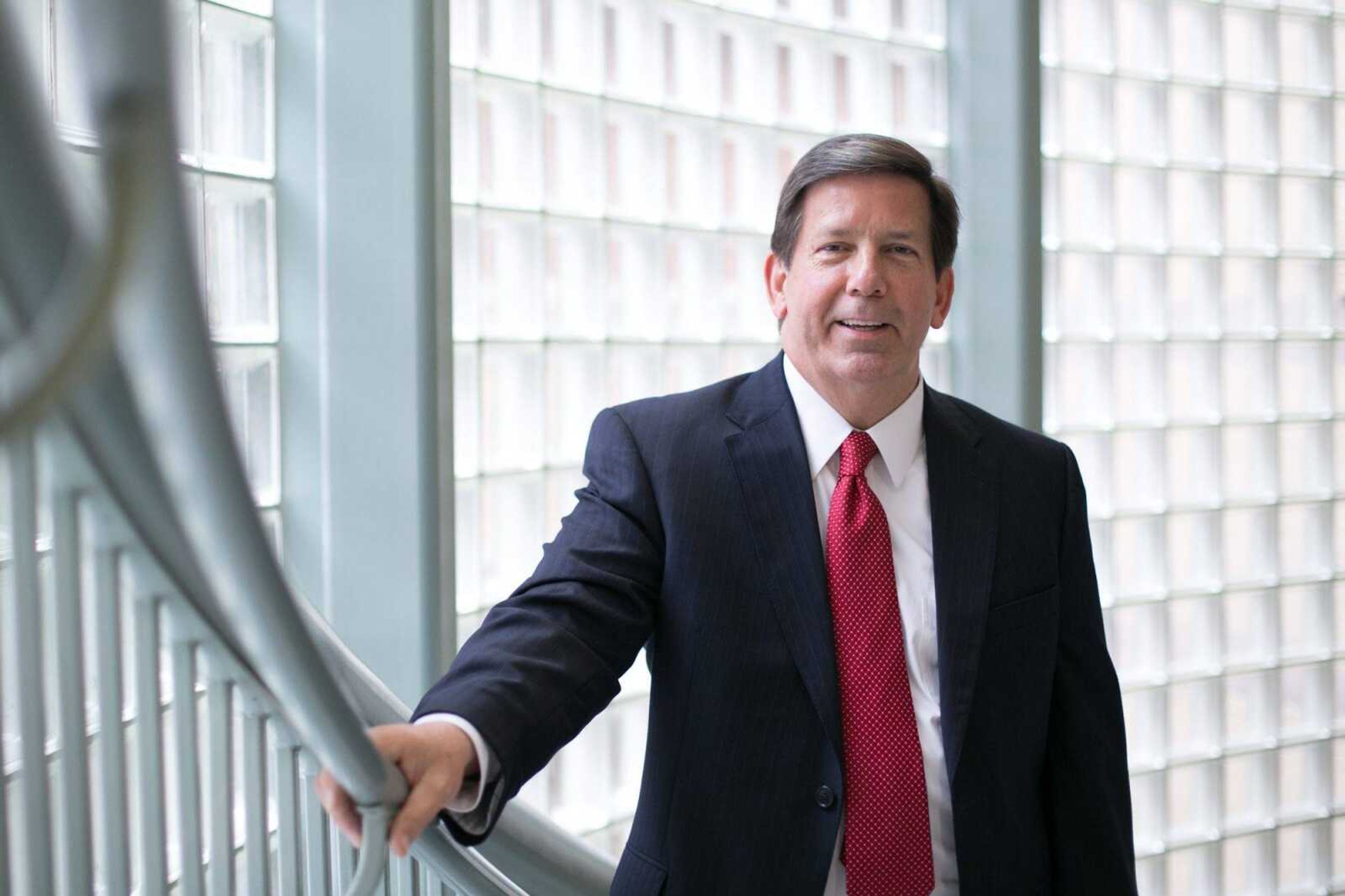 President and CEO of SoutheastHEALTH, Kenneth Bateman poses for a photo in March 2016 at Southeast Hospital.