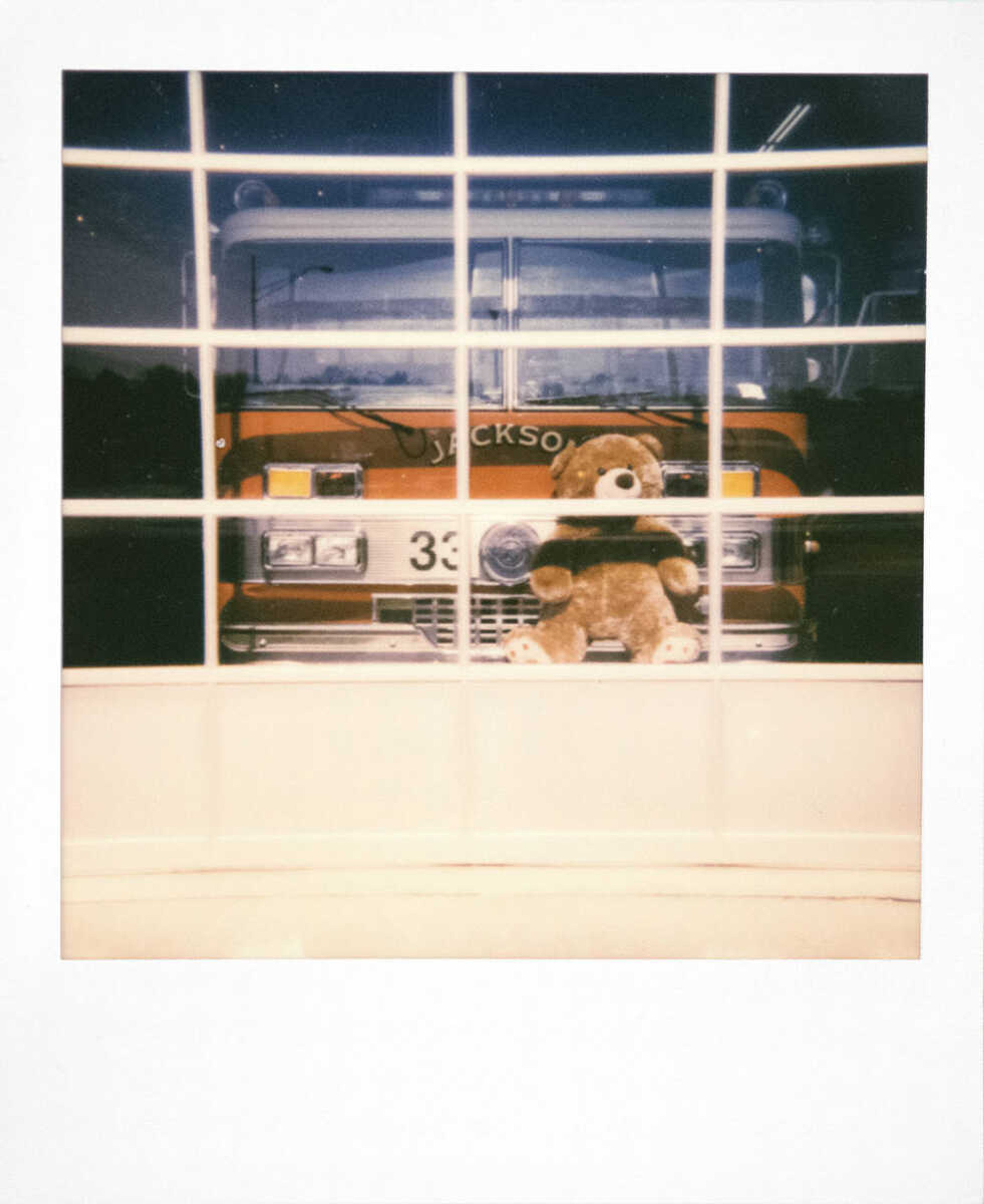 A stuffed-animal bear sits with a fire vehicle Thursday, April 2, 2020, at Jackson Fire Rescue's Station 1 in Jackson. "We are ready for all the bear hunters in Cape County. As [you] drive by our Station 1 in Jackson make sure to be on the lookout but don't be alarmed, our bear is pretty friendly," Jackson Fire Rescue posted on its Facebook page. Stuffed animals are showing up in windows around the globe giving kids a "social-distancing-safe scavenger hunt activity during coronavirus lockdowns," according to a USA Today article.