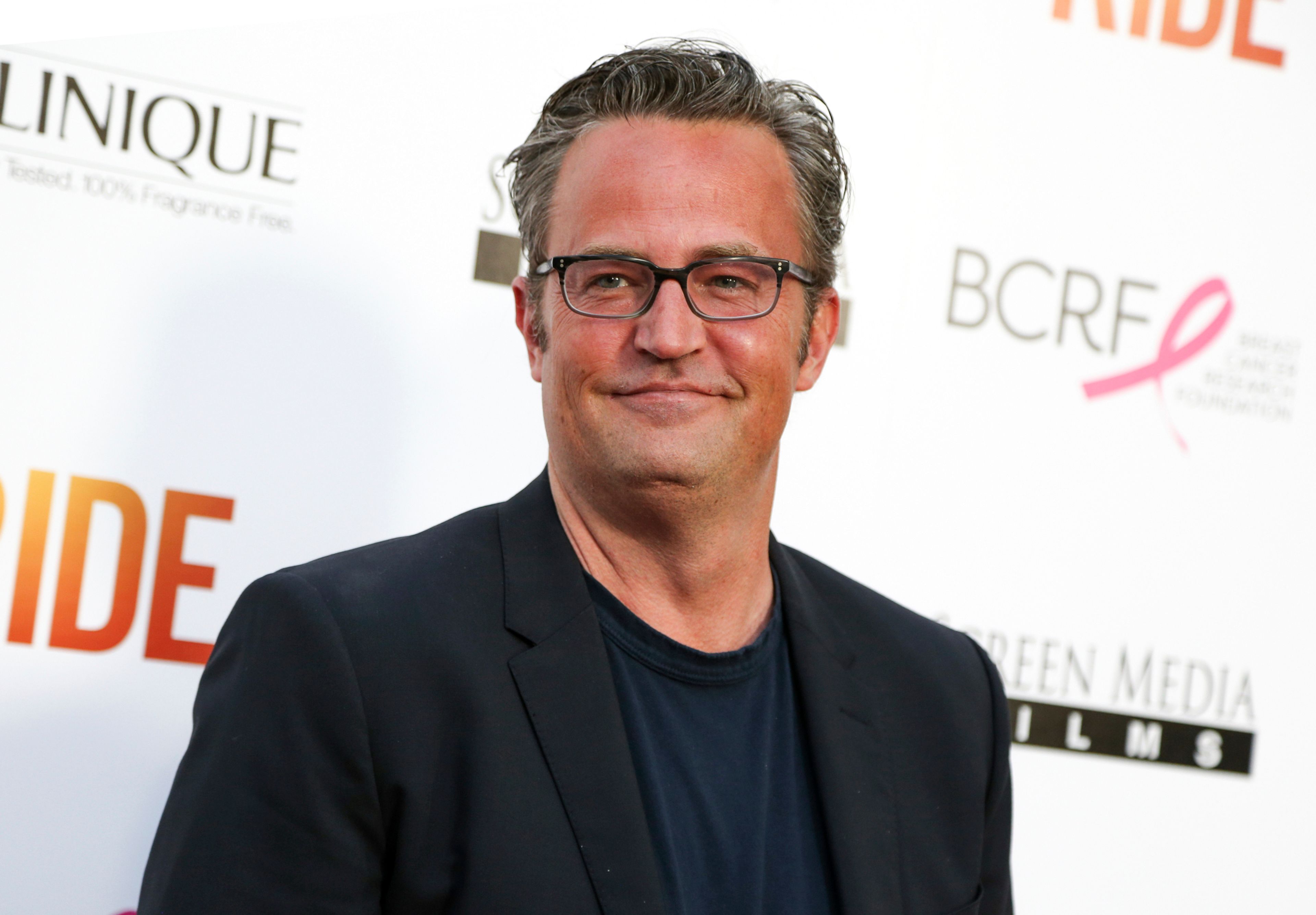 FILE -Matthew Perry appears at the premiere of "Ride" in Los Angeles on April 28, 2015. (Photo by Rich Fury/Invision/AP, File)