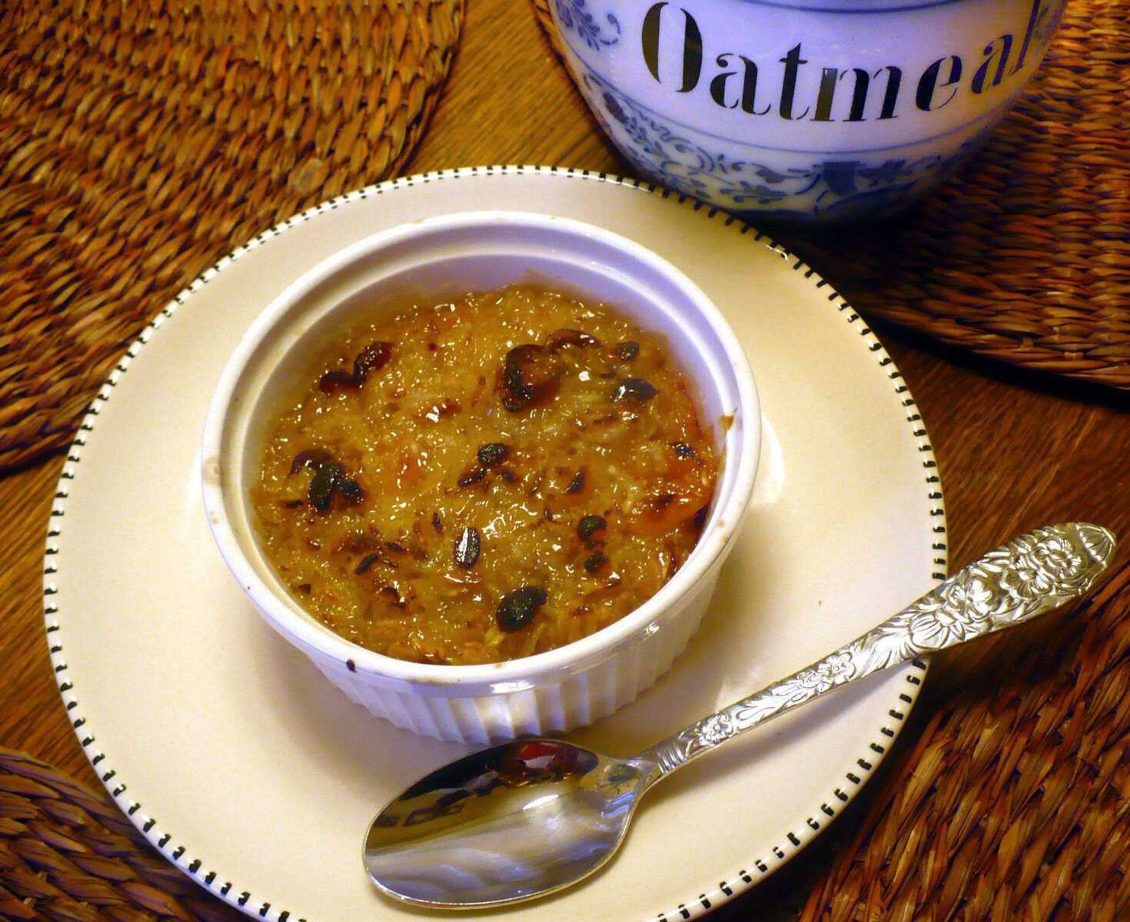 Filled with apricots, cherries and raspberries and laced with rich ginger-maple cream, this breakfast dish of oatmeal brulee is almost good enough for dessert. (TOM HARTE)