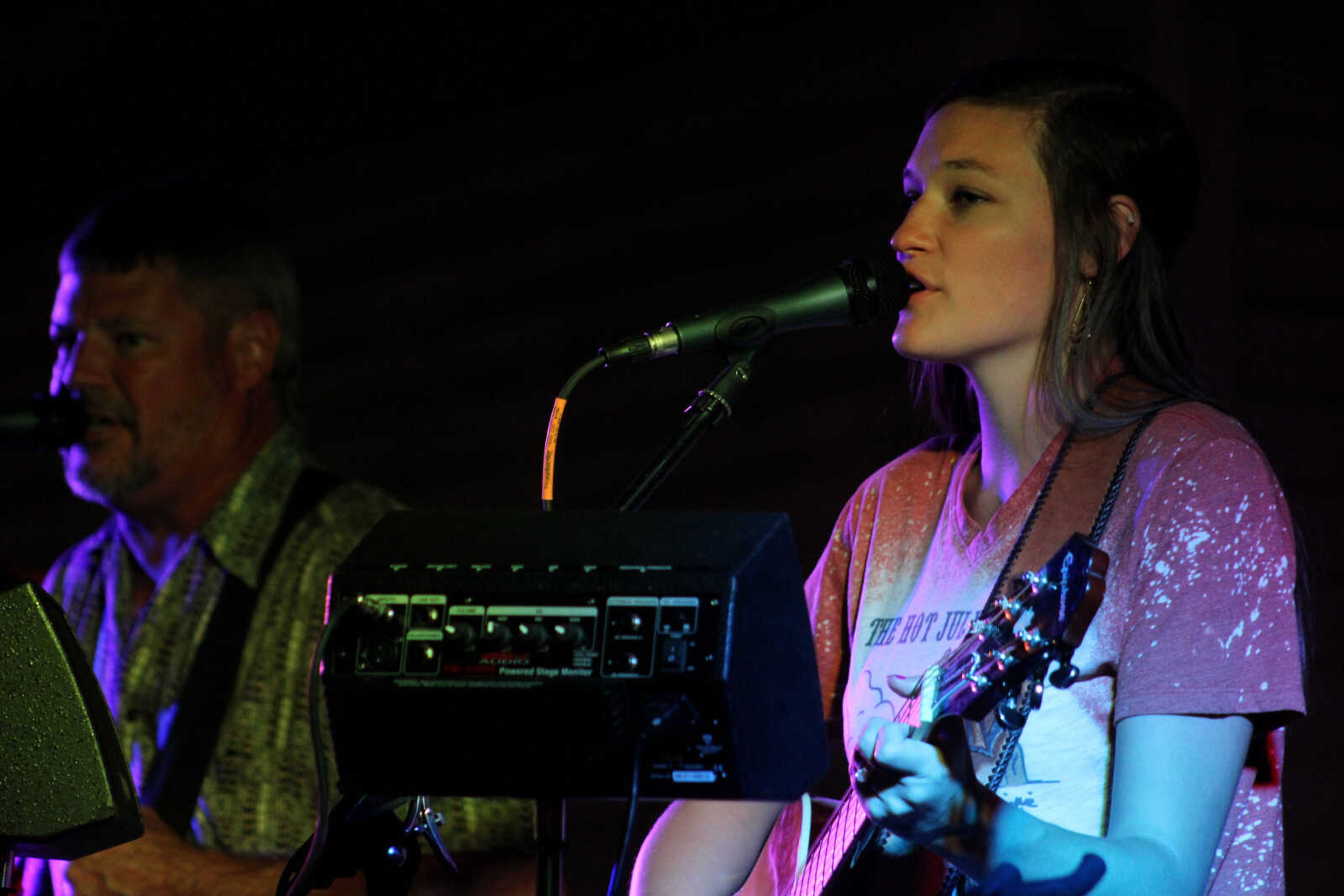 The lead singer of Generation performs at the East Perry Community Fair Saturday, Sept. 25, 2021, in Altenburg, Missouri.