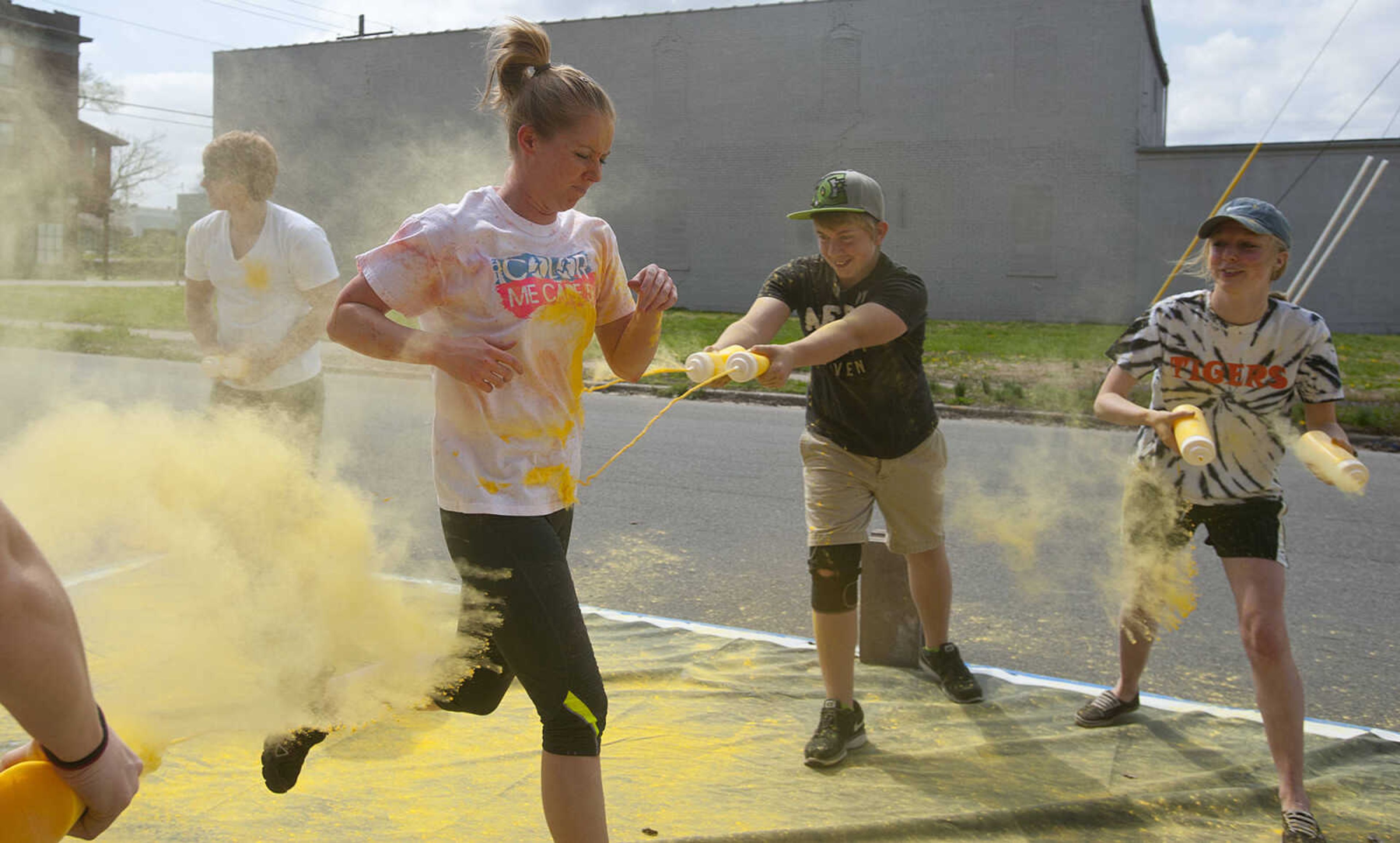 ADAM VOGLER ~ avogler@semissourian.com
The Color Me Cape 5k Saturday, April 12, in Cape Girardeau.