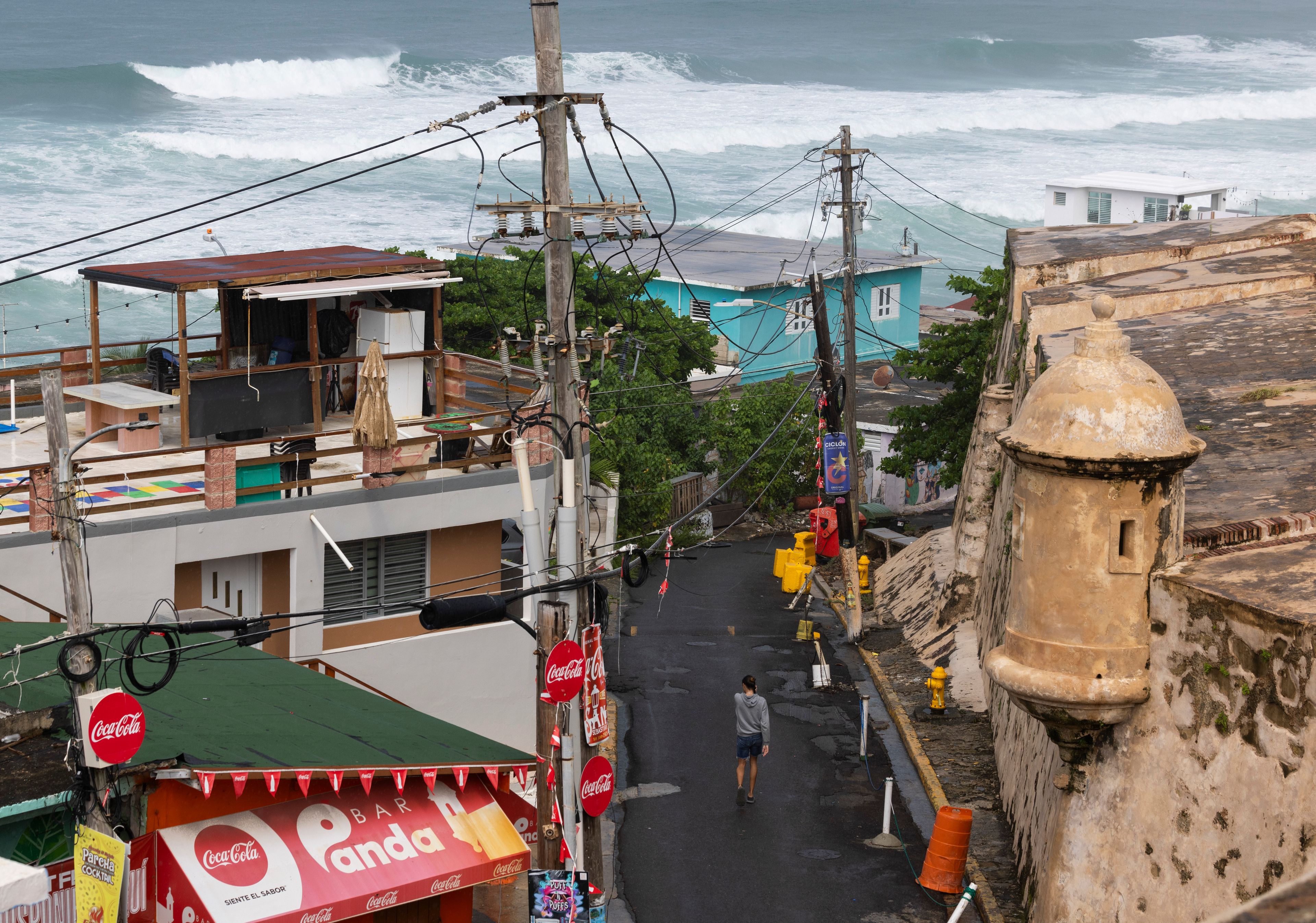 A view of La Perla neighborhood in San Juan, Puerto Rico, Saturday, Nov. 2, 2024. (AP Photo by Alejandro Granadillo)