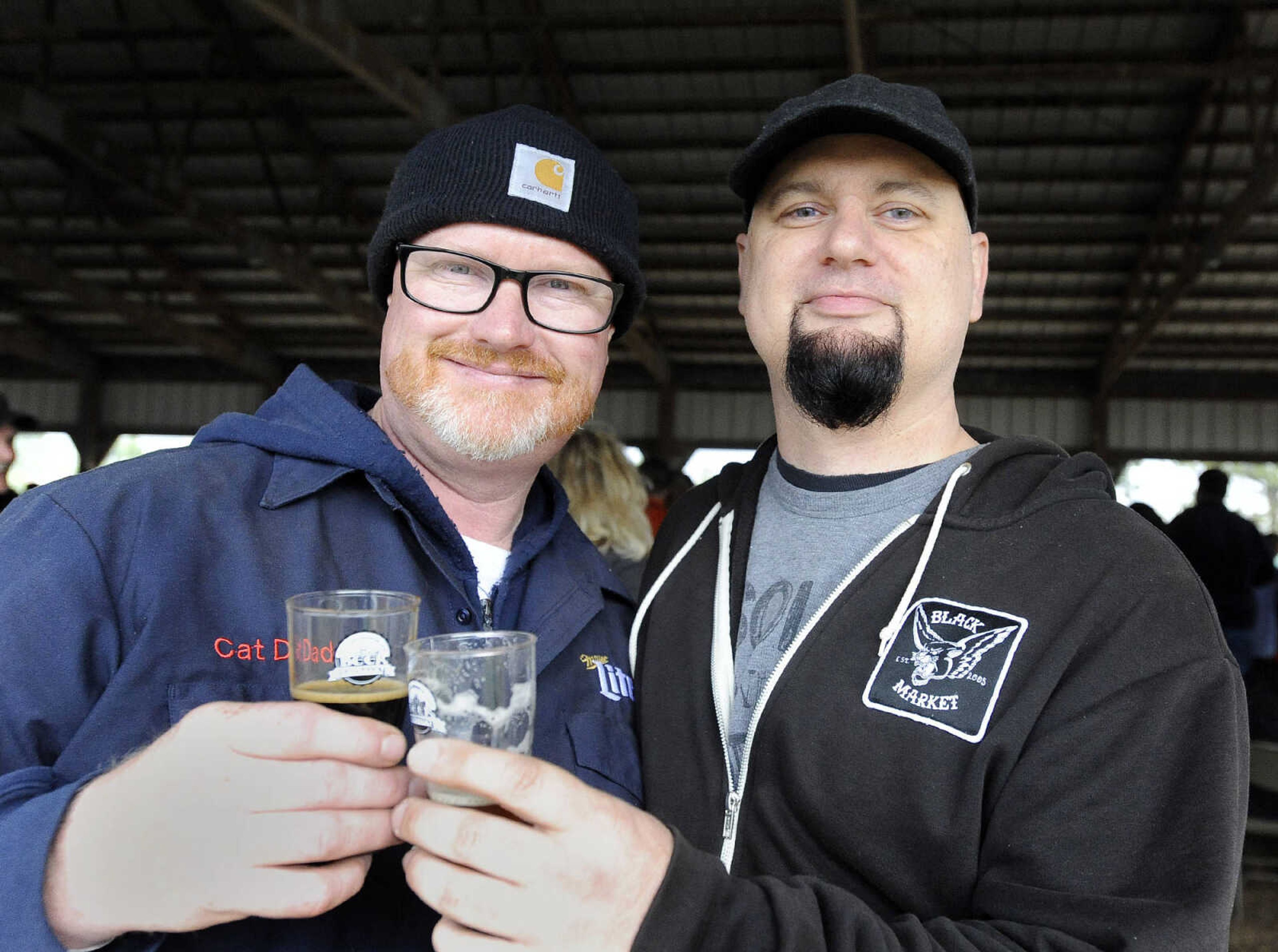 LAURA SIMON ~ lsimon@semissourian.com

Brad Hines, left, and David Hines pose for a photo during the Community Counseling Center Foundation's 4th annual Craft Beer Festival, Saturday, Oct. 3, 2015, at Arena Park in Cape Girardeau.