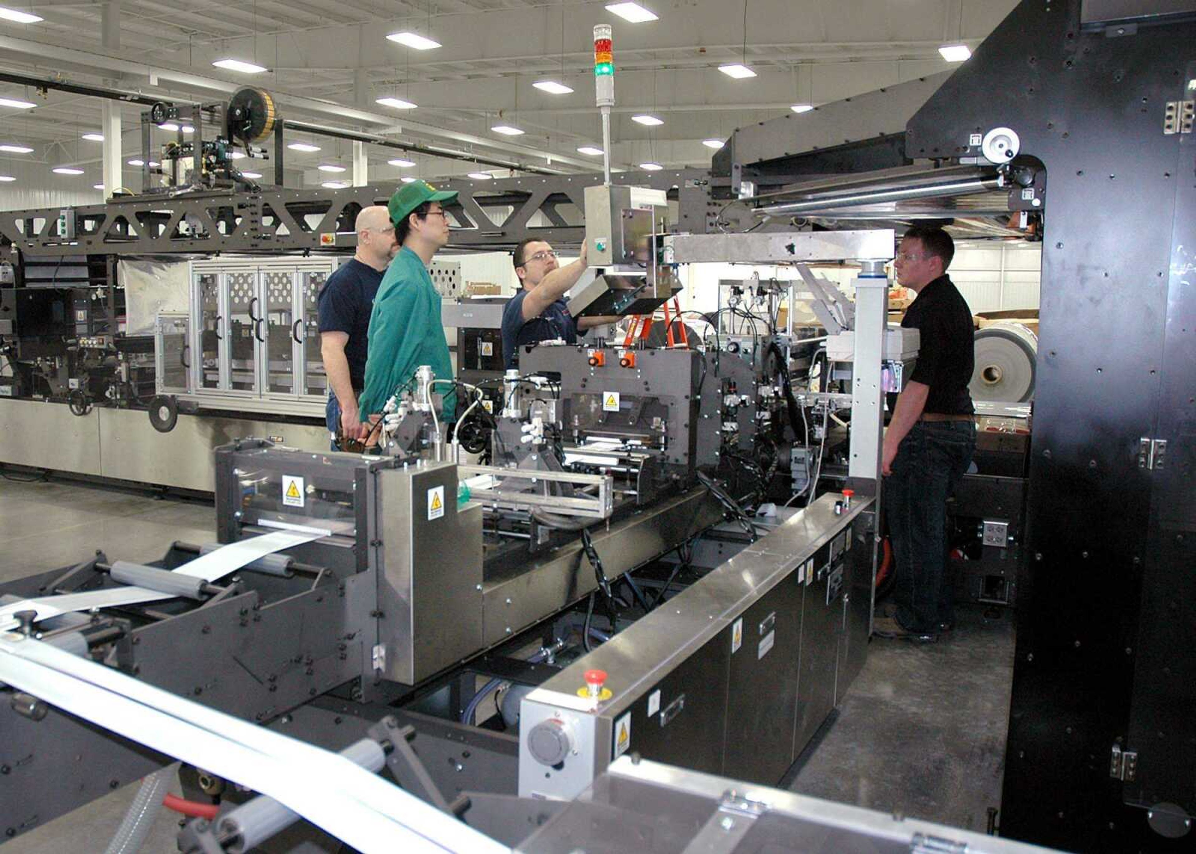 The inside of Nordenia's new facility in the Jackson industrial park is seen Friday.
(Melissa Miller)