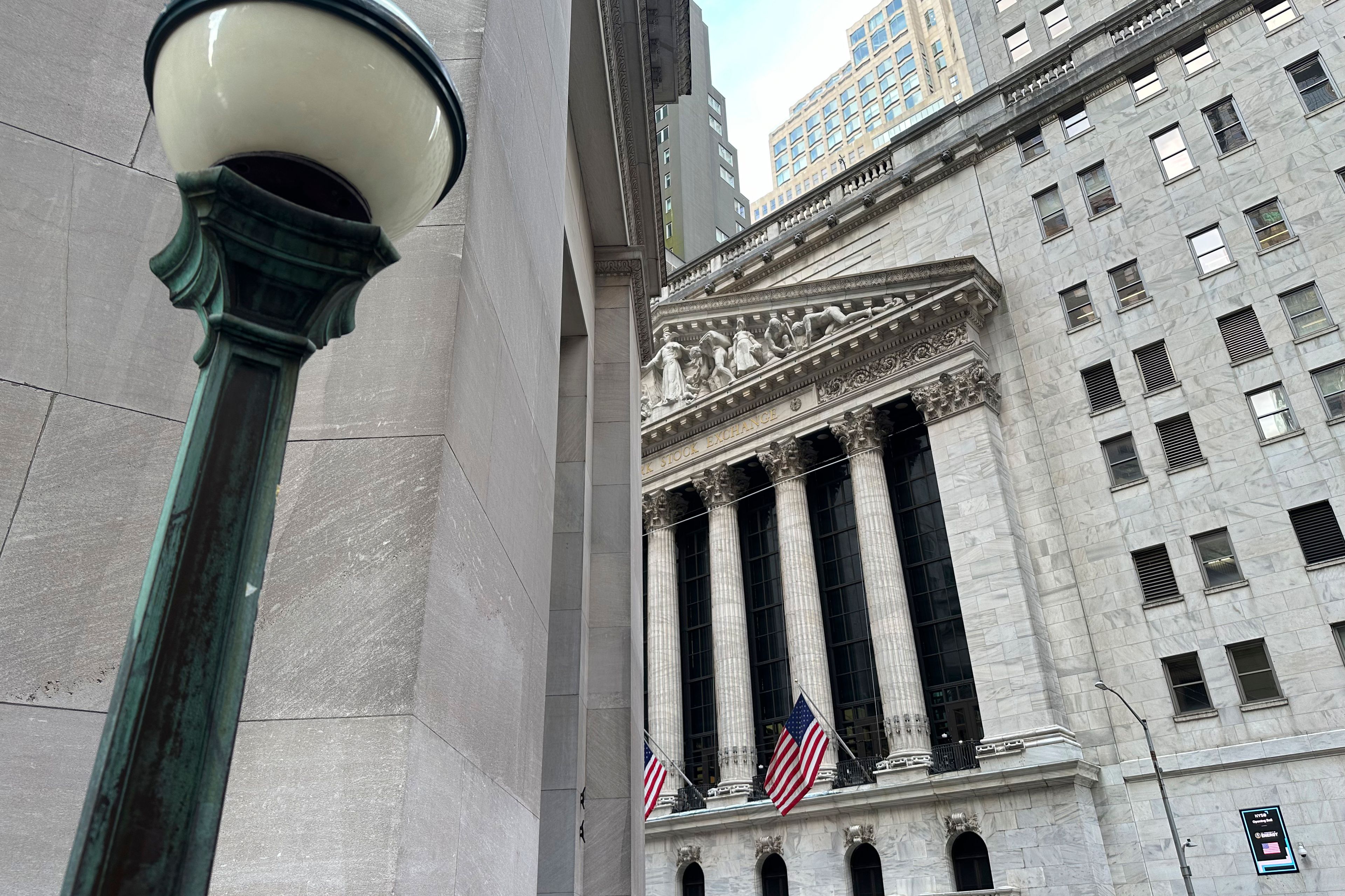 FILE - The New York Stock Exchange is shown on Sept. 24, 2024., 2024, in New York. (AP Photo/Peter Morgan, File)