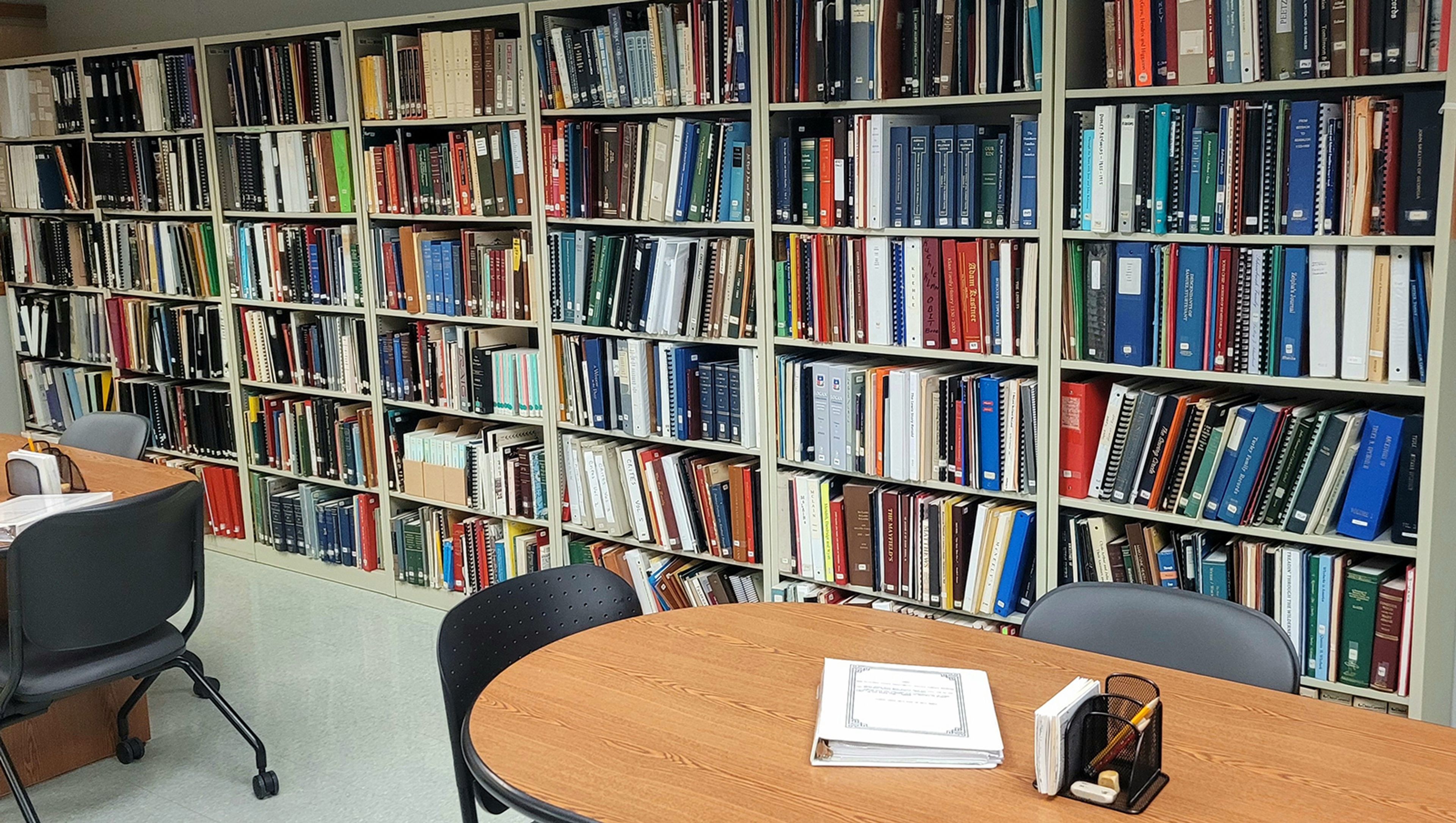 Part of the Cape Girardeau County Genealogical Society library is shown in the genealogy room at the Cape Girardeau County Archive Center on Friday, Sept 13, at 112 E. Washington St. in Jackson. The Archive and Society have a strong partnership dedicated to assisting researchers interested in family or the county’s history.
