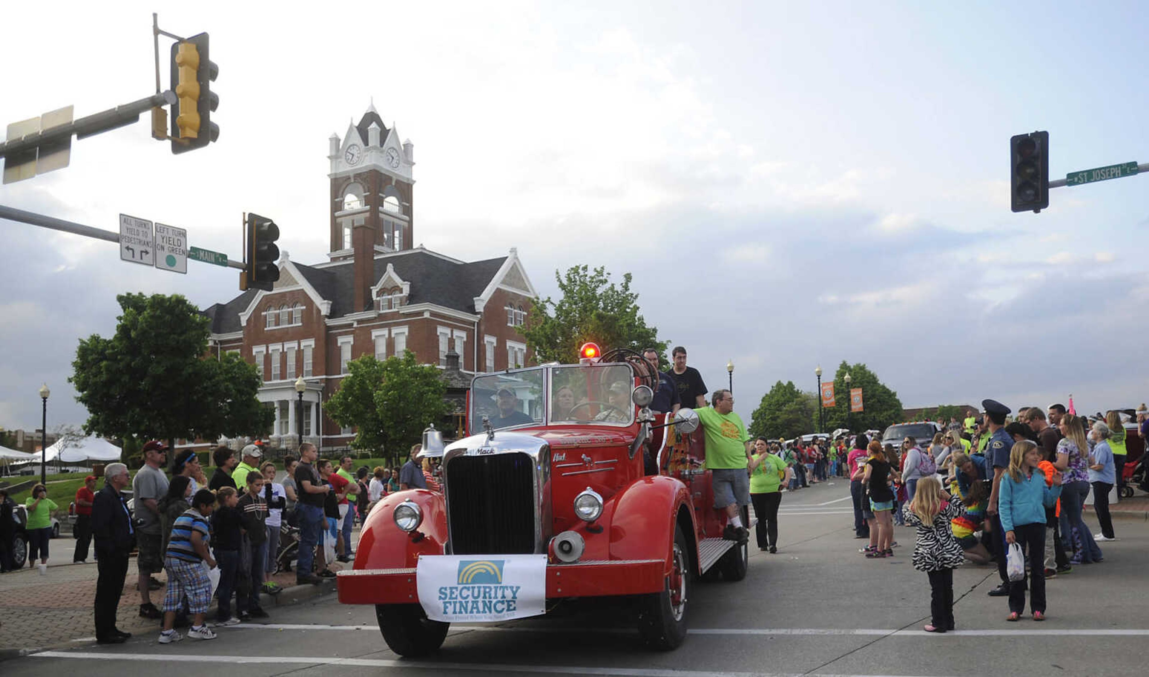 The Perryville Mayfest Parade Friday, May 10, in Perryville, Mo. This year's Mayfest theme is Peace, Love, Perryville Mayfest.