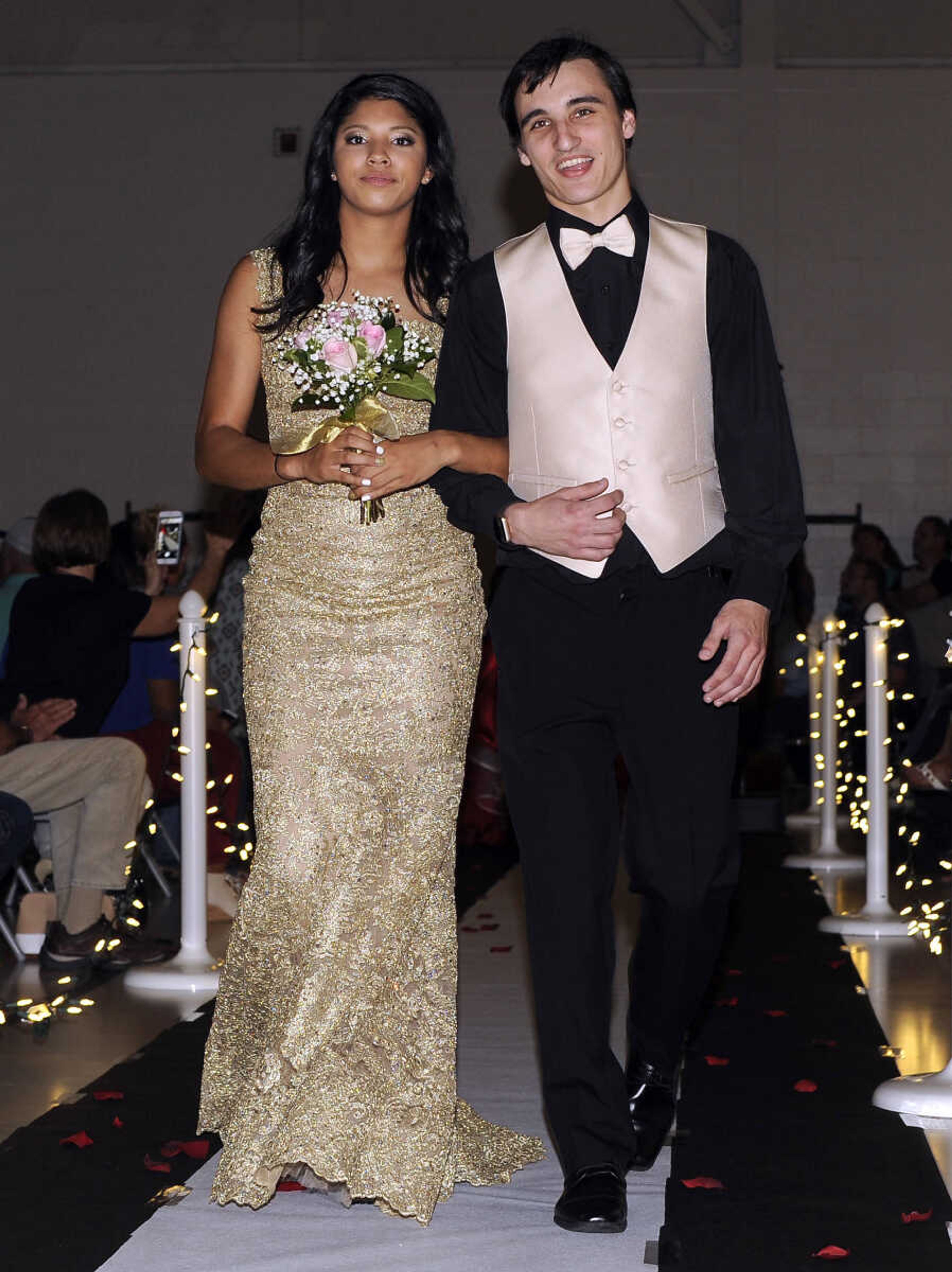 FRED LYNCH ~ flynch@semissourian.com
Kelly High School students enter for their prom, "An Evening Around the World," on Saturday, April 29, 2017 at Kelly High School.