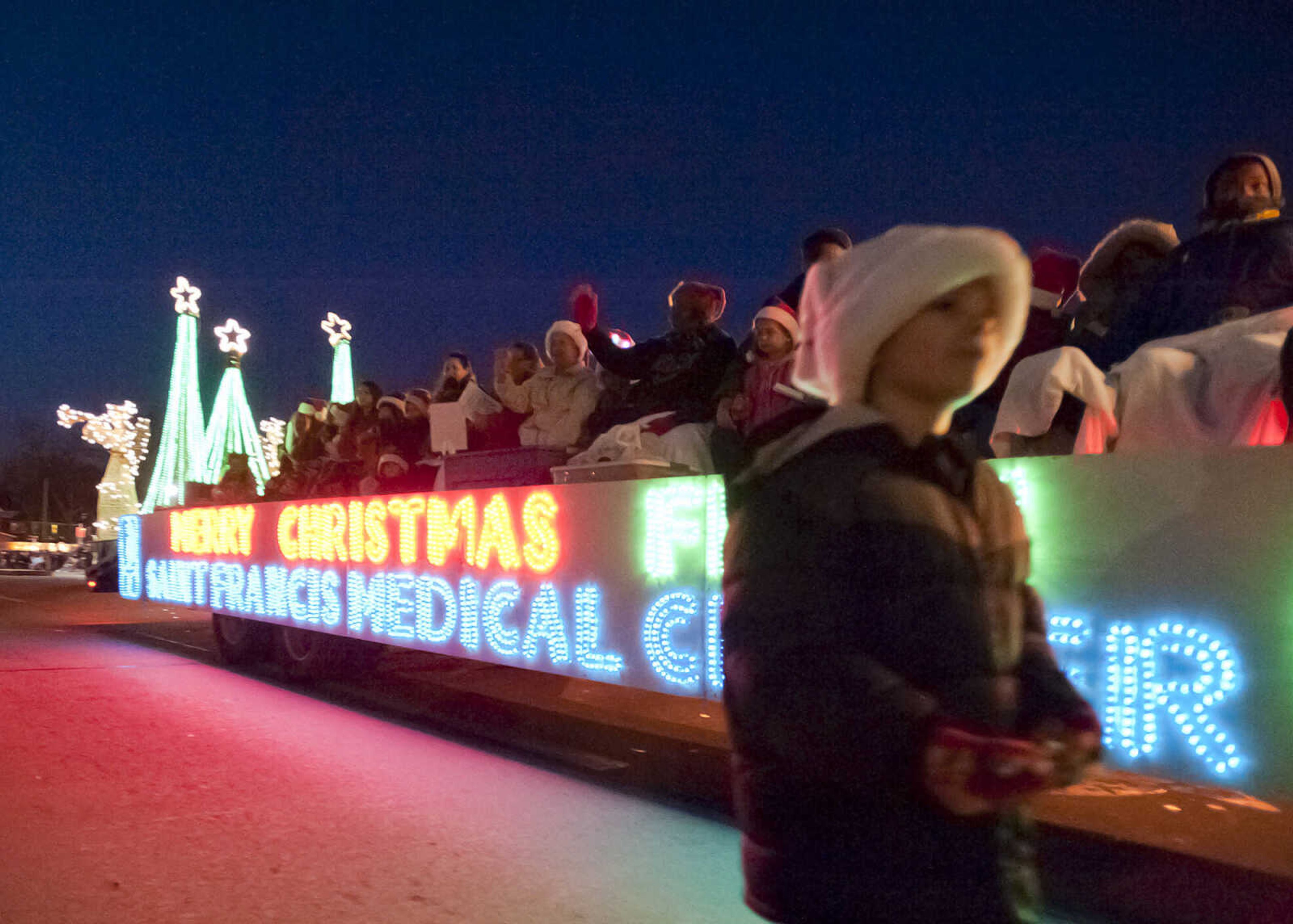 The 22nd Annual Parade of Lights Sunday, Dec. 1, in Cape Girardeau. The parade started at Capaha Park making its way down Broadway and Main Street. The theme for this year's parade was ŇChristmas Fun for Everyone.Ó