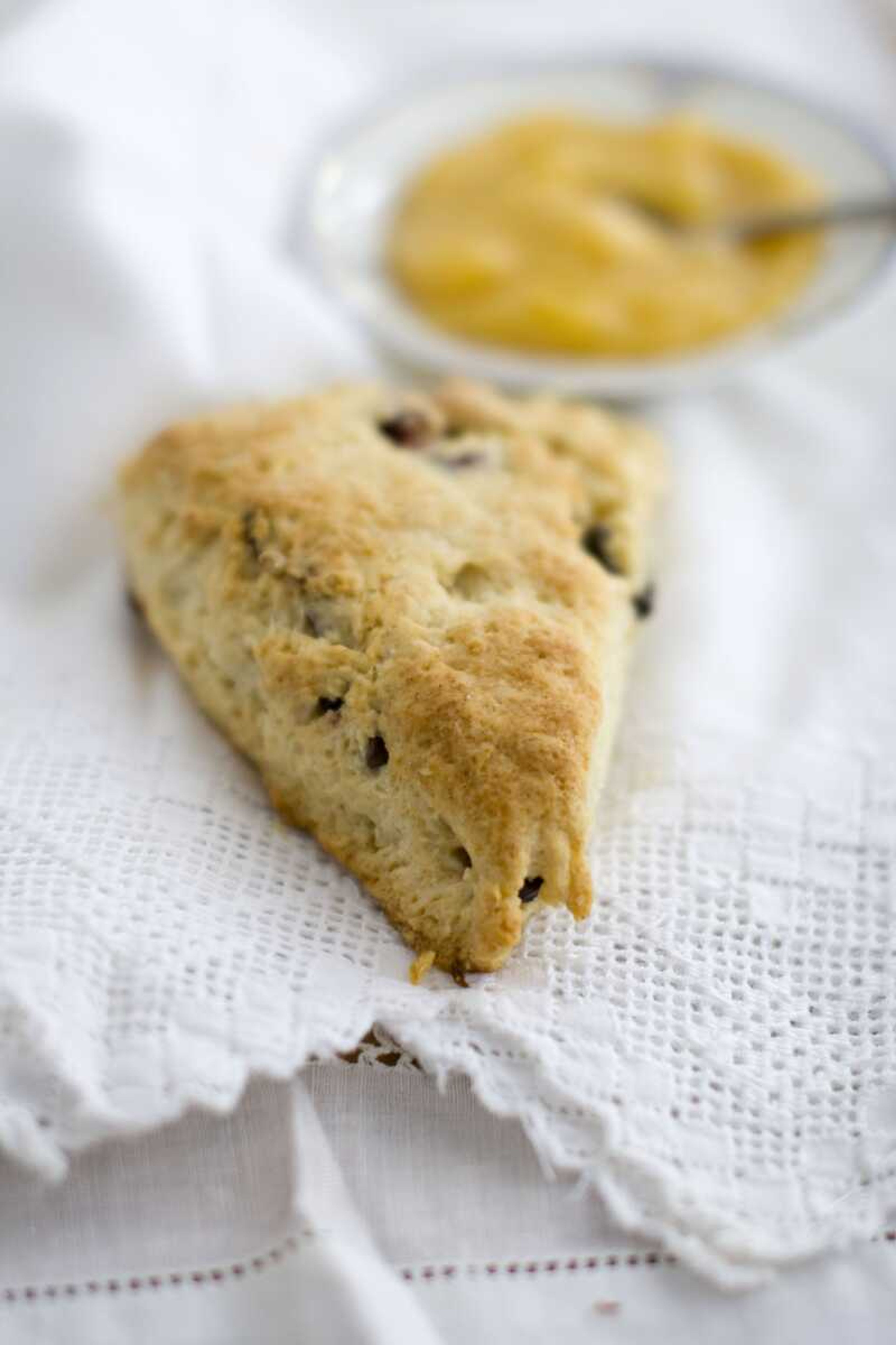 Classic to afternoon teas, scones can be flavored with dried fruits, chocolate chips or nuts. (Matthew Mead ~ Associated Press)