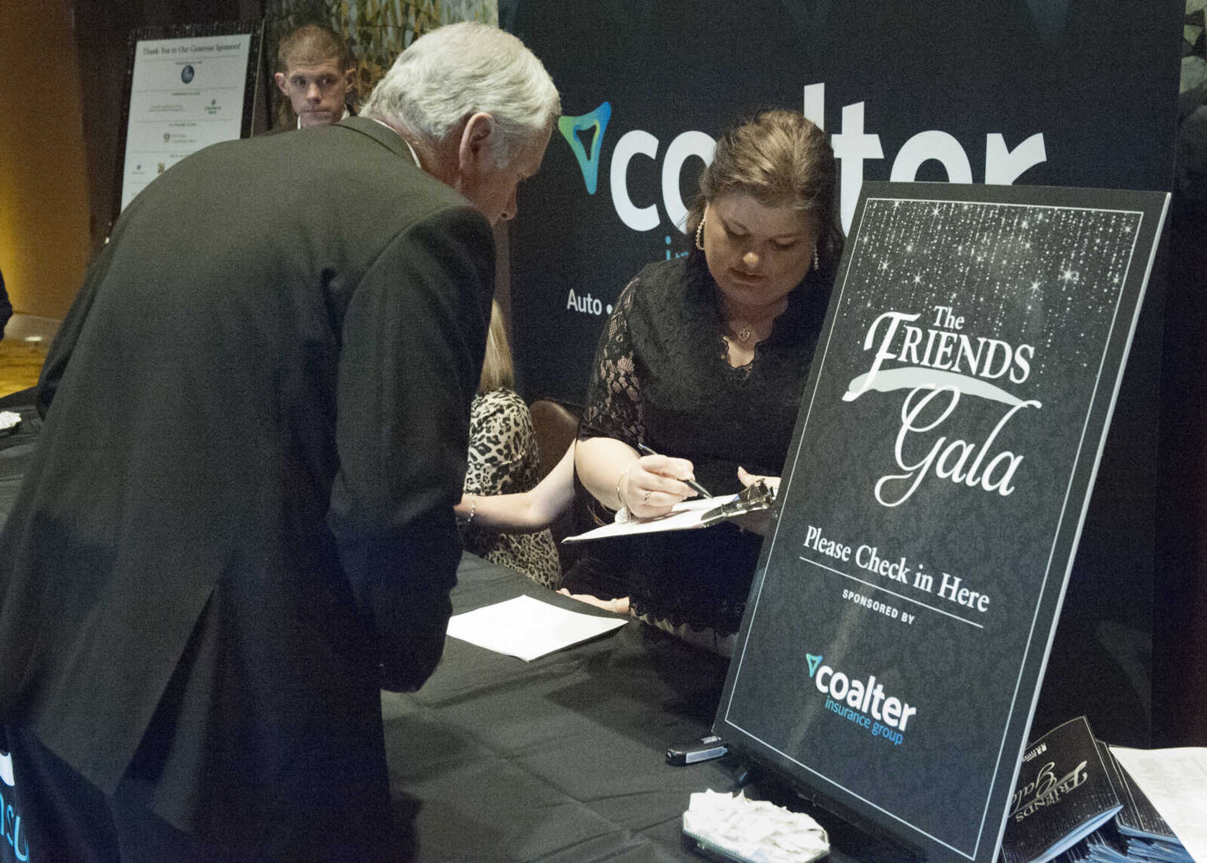 Attendees gather before The Friends Gala on Saturday at Isle Casino Cape Girardeau.