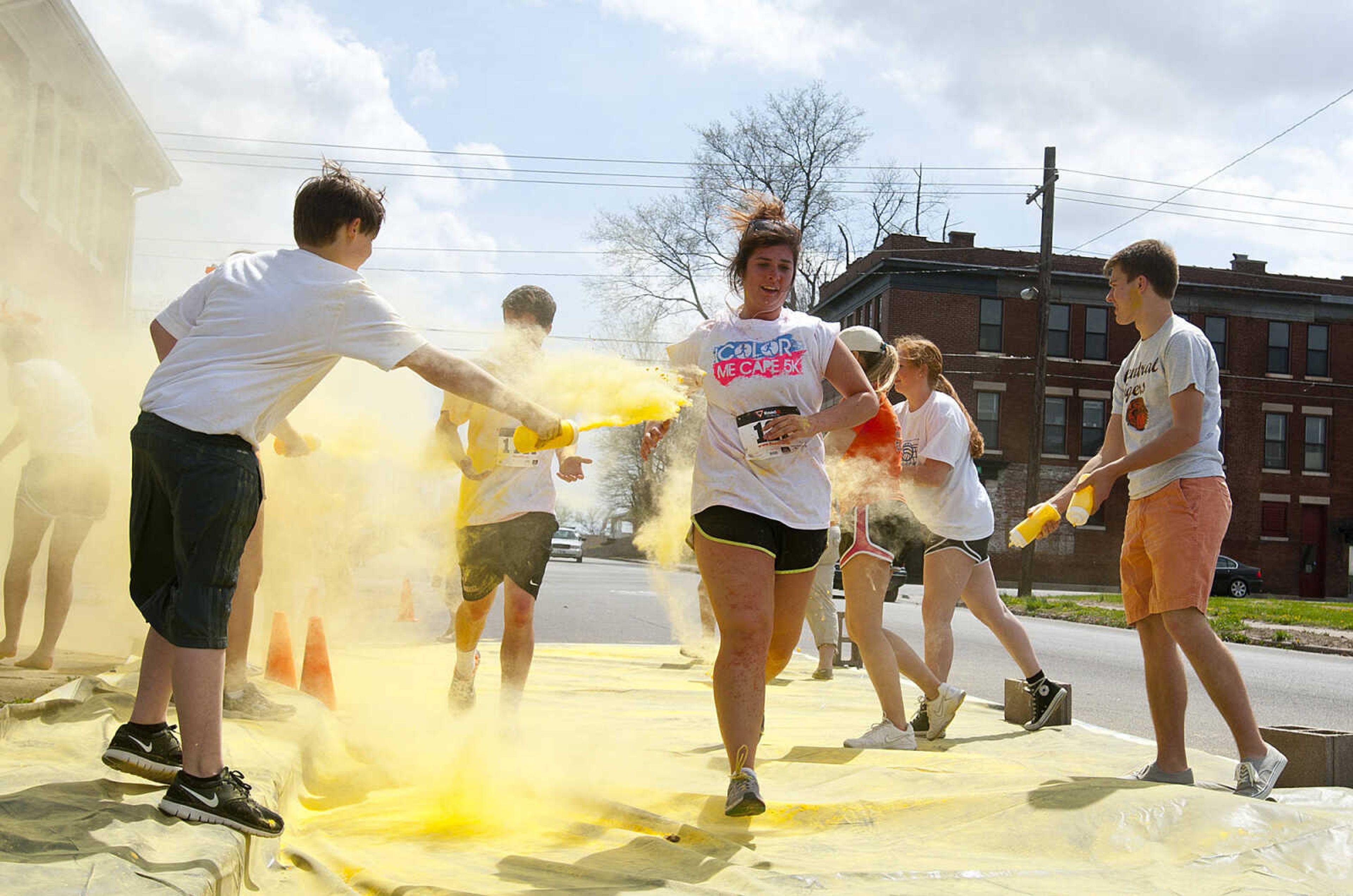 ADAM VOGLER ~ avogler@semissourian.com
The Color Me Cape 5k Saturday, April 12, in Cape Girardeau.