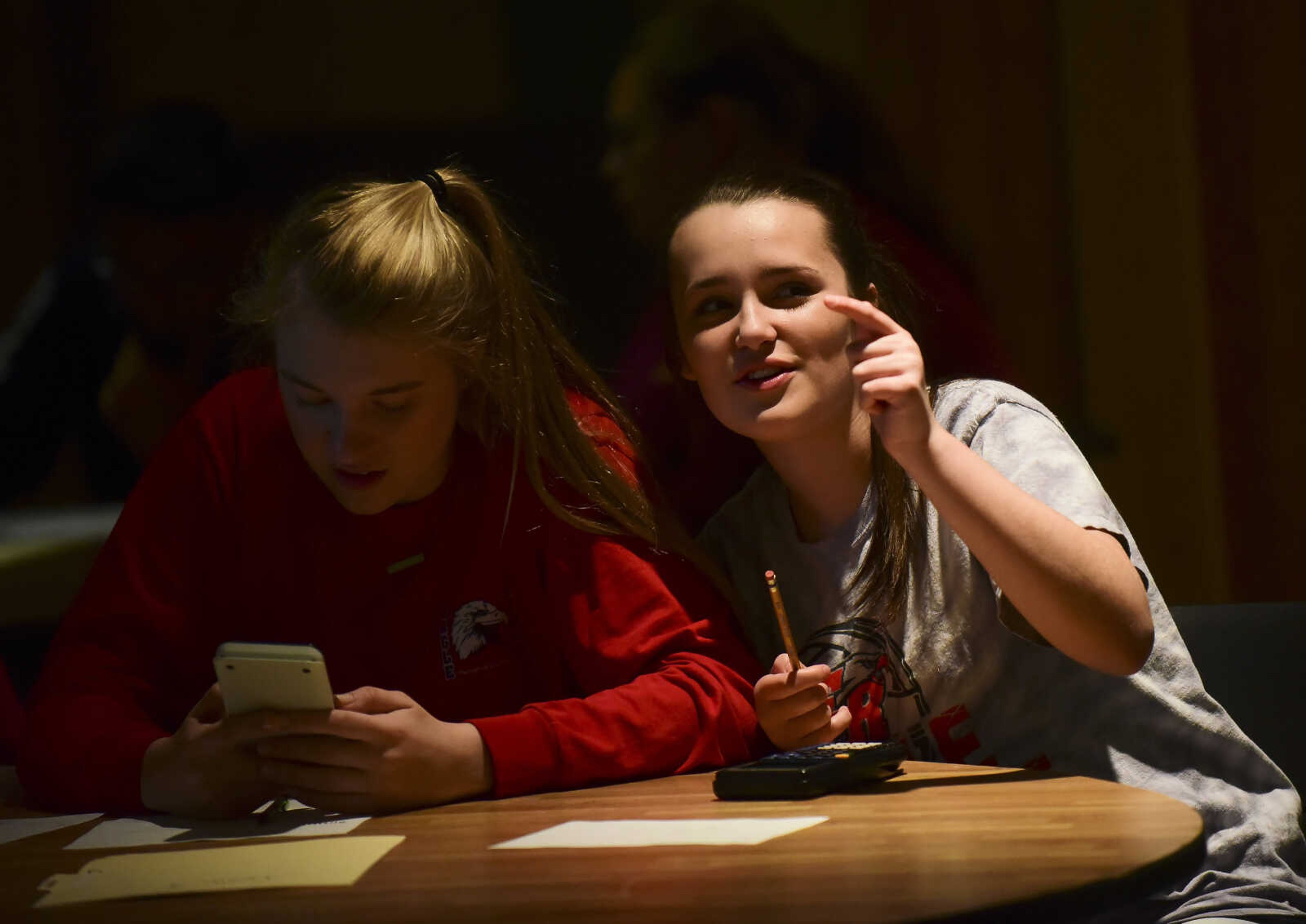 Students compete in the problem-solving event during the 40th annual Math Field Day Tuesday, April 18, 2017 at the University Center on the campus of Southeast Missouri State University in Cape Girardeau.