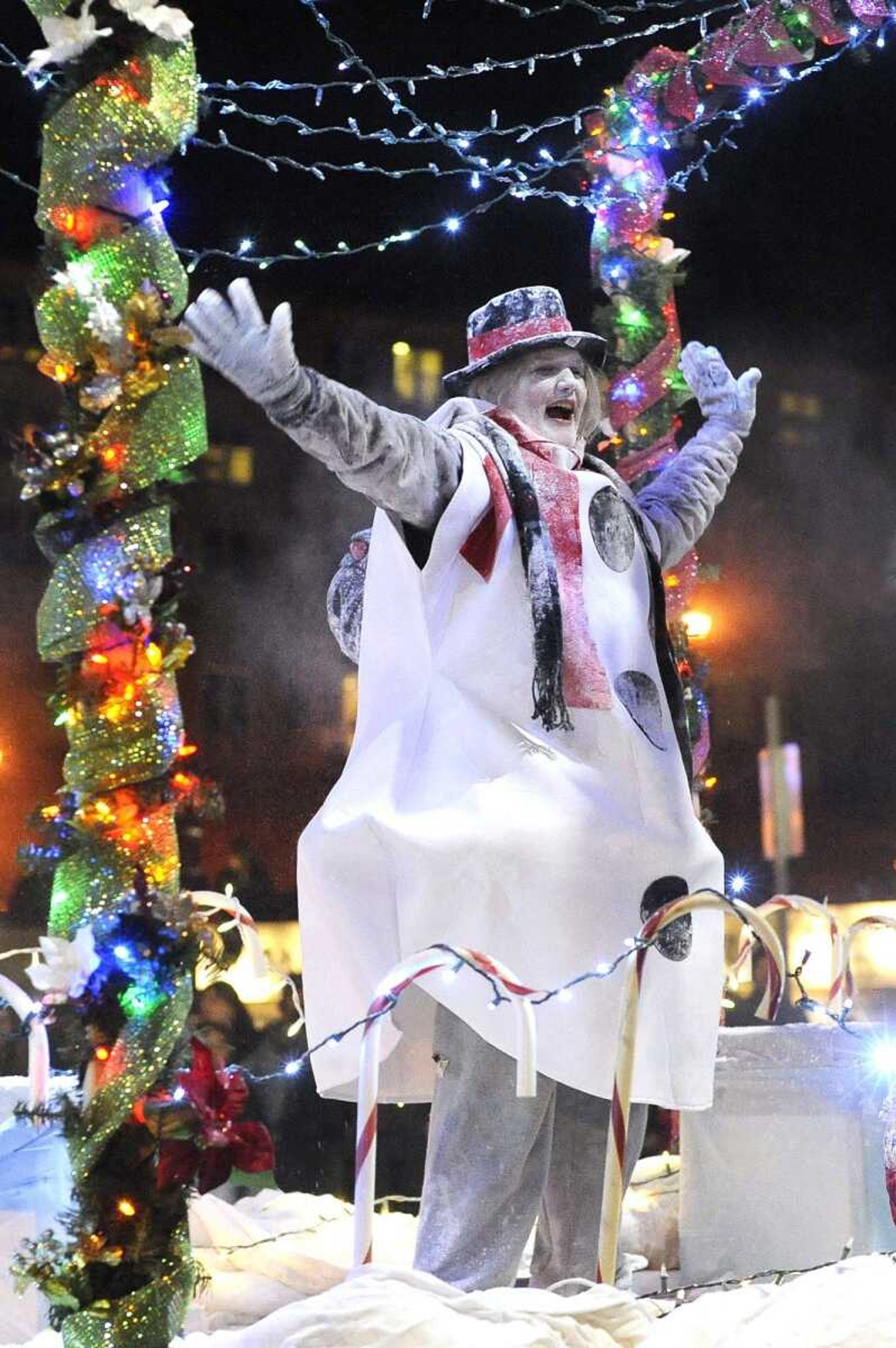 The 24th annual Christmas Parade of Lights,  Mistletoe Magic,  Sunday, Dec. 6, 2015 on Broadway in Cape Girardeau.