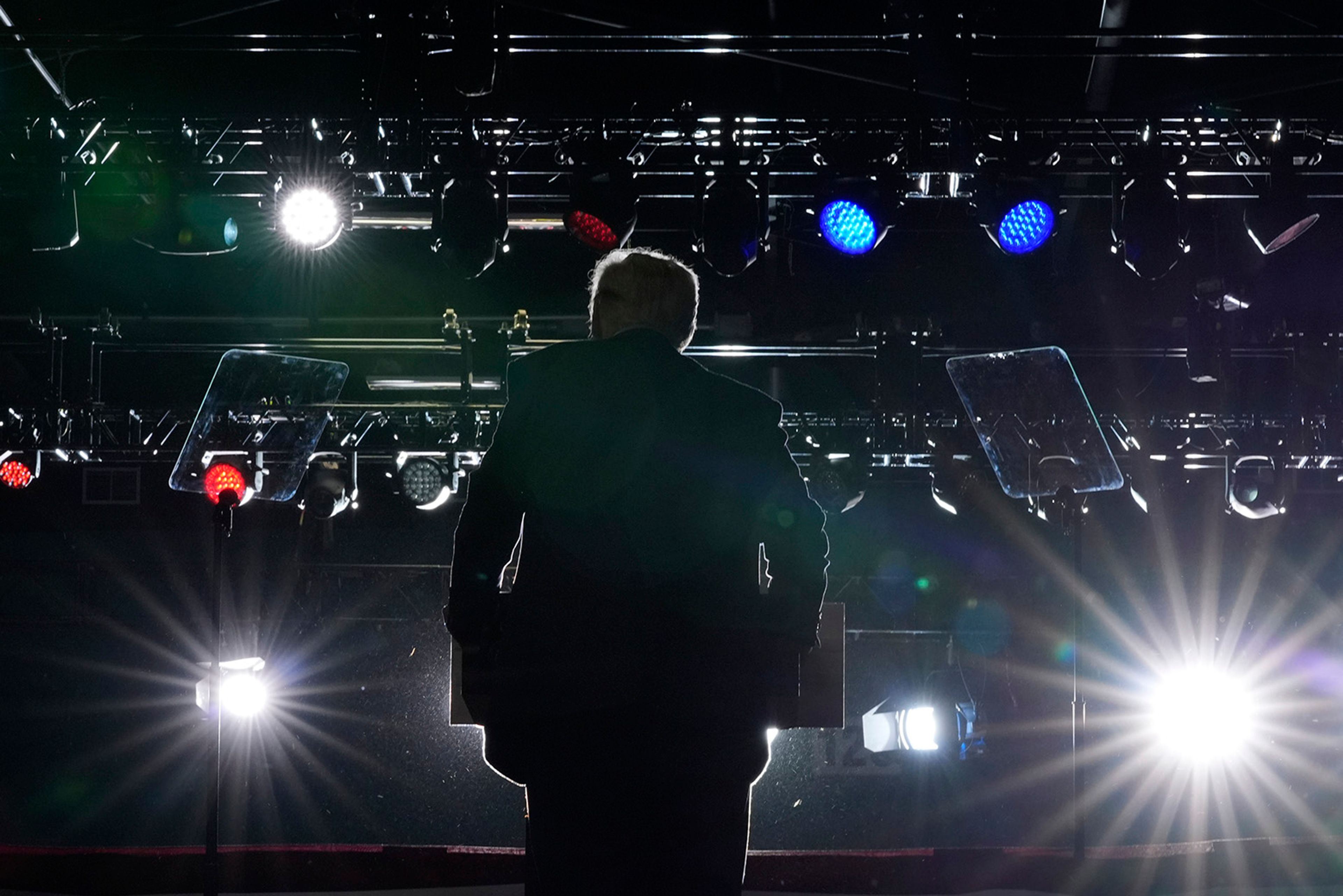 Republican presidential nominee former President Donald Trump speaks during a campaign rally at Greensboro Coliseum, Tuesday, Oct. 22, 2024, in Greensboro, N.C. 