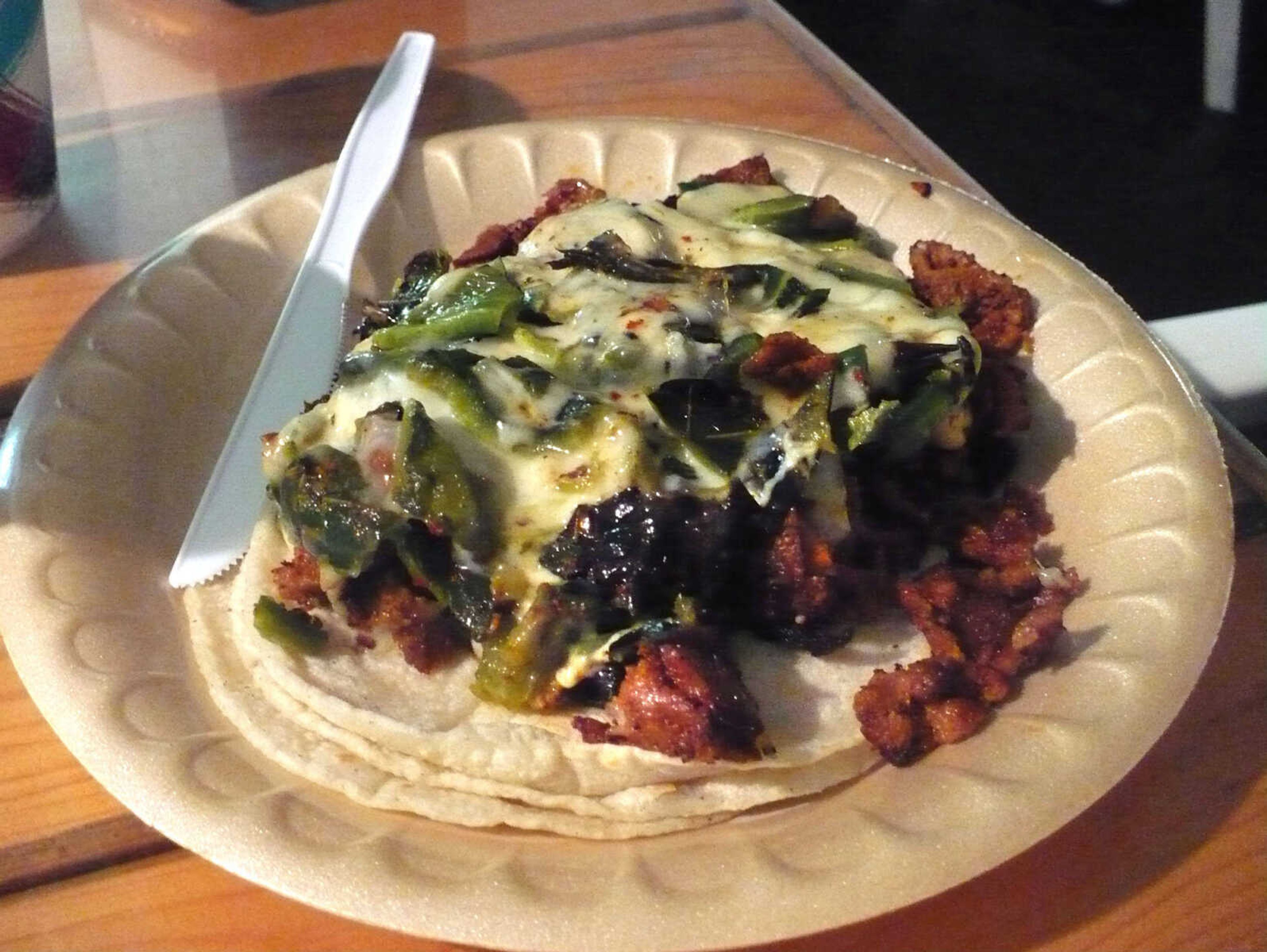 The Super-Rica Especial, a popular Mexican street food in Santa Barbara, California.