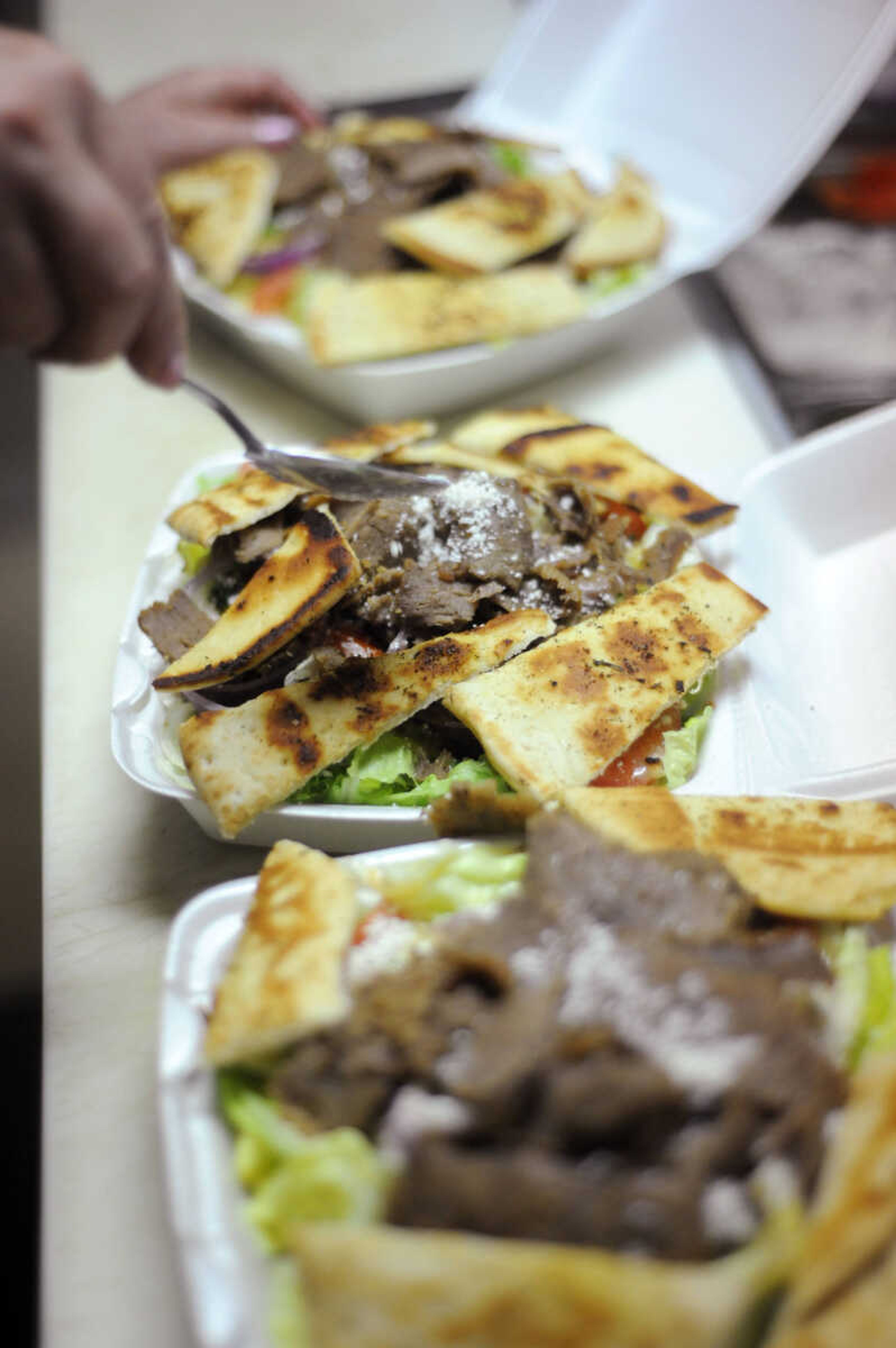 LAURA SIMON ~ lsimon@semissourian.com

A Greek salad from Zoi's Gyro Corner in Cape Girardeau.