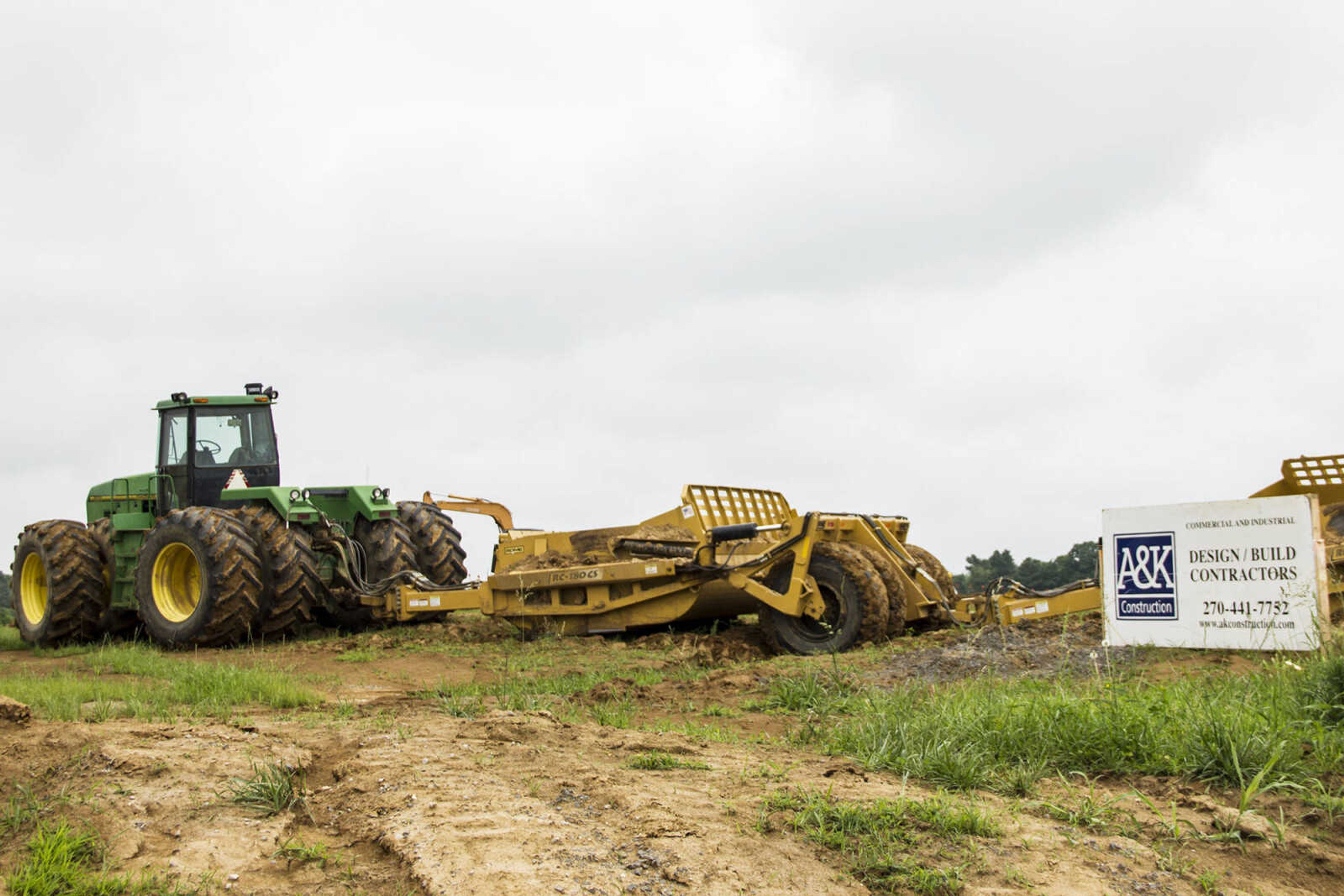 CAROL KELLISON ~ photos@semissourian.com

Heavy Operating equipment waiting to be used Wednesday June 3, 2015 at the site for the new Pepsi Distruibution Center to be built in Jackson, Missouri.